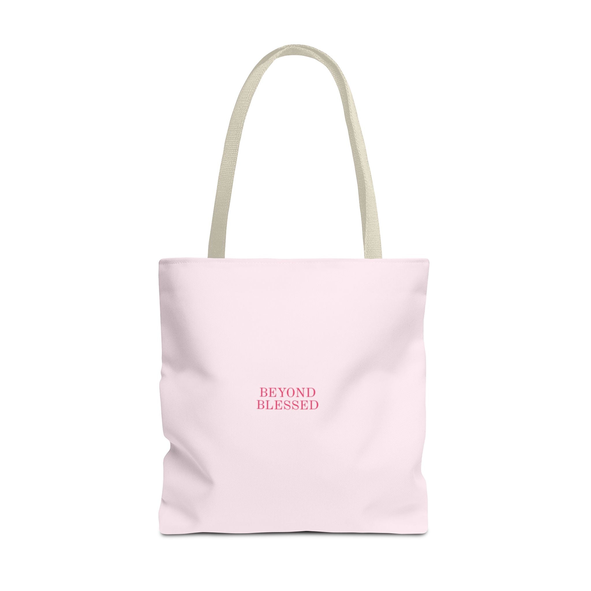 Beyond Blessed Pink Tote Bag – Inspirational Everyday Carry Tote
