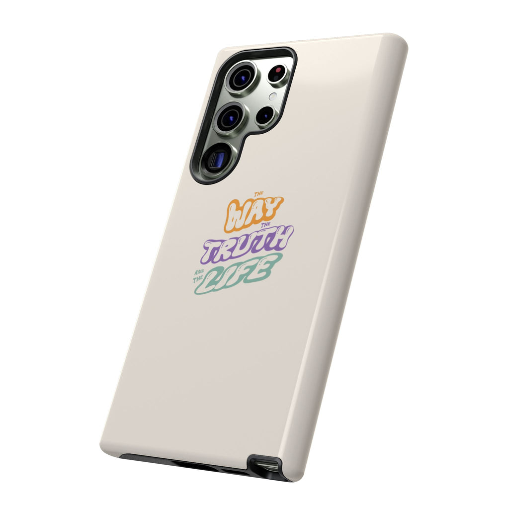 'Way,Truth,Life' Pastel Graphic Protective Tough Case