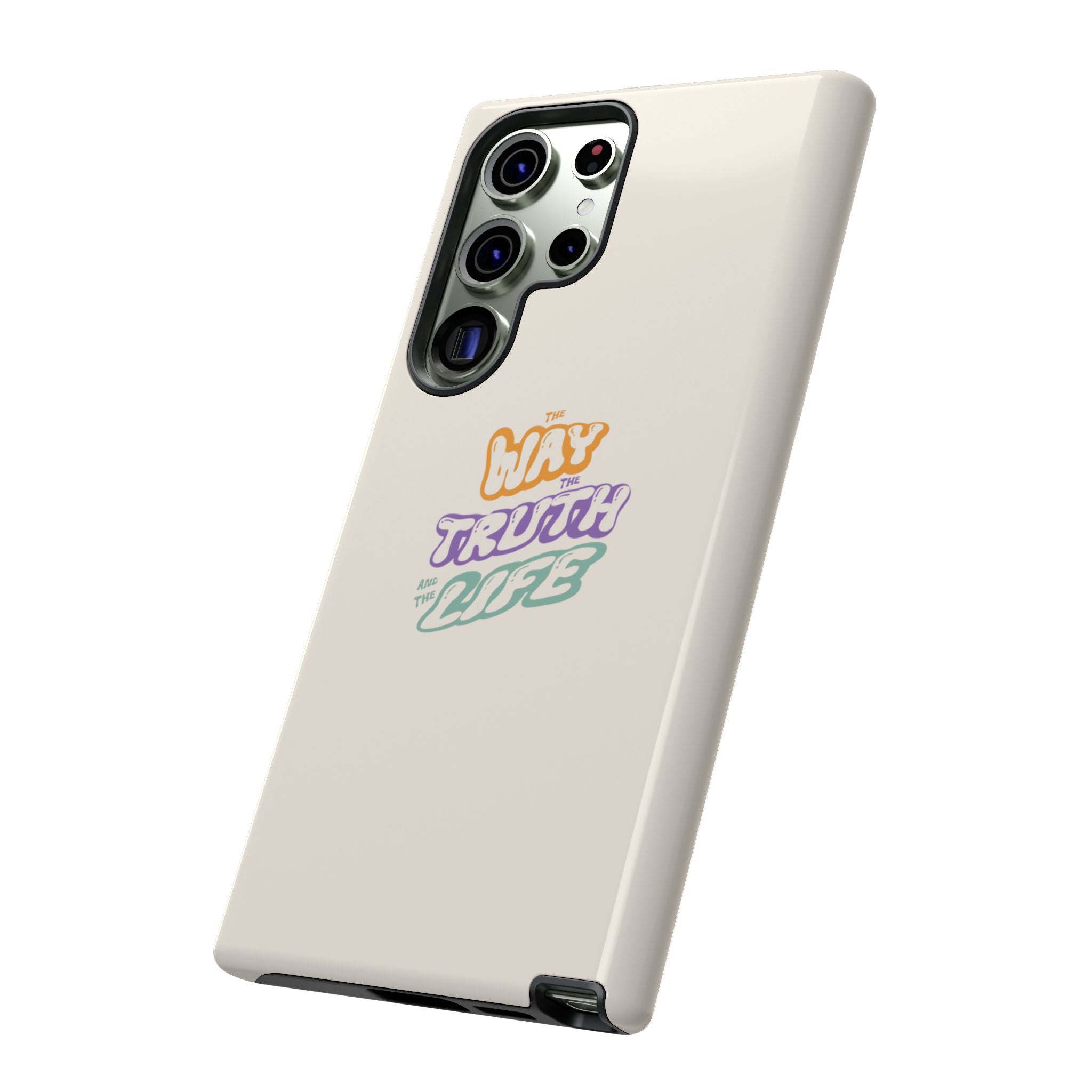 'Way,Truth,Life' Pastel Graphic Protective Tough Case