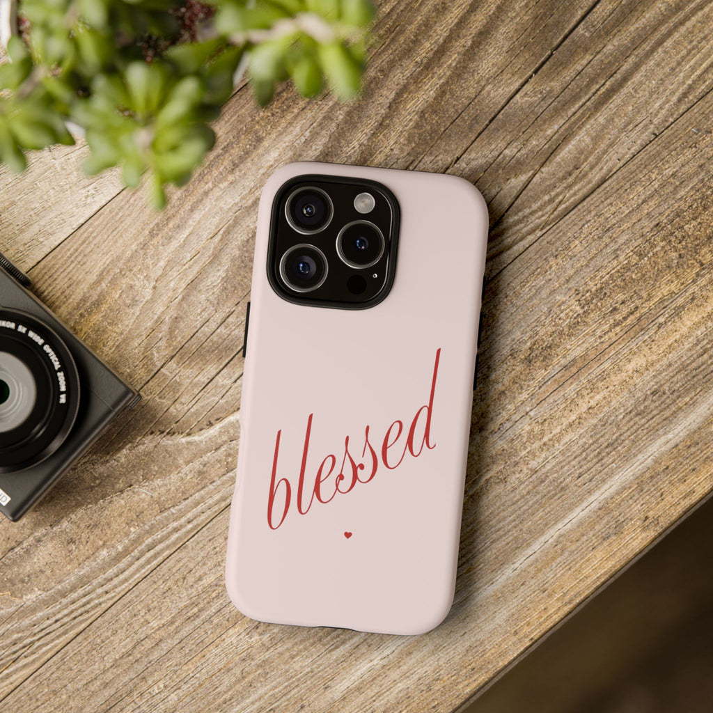 Blessed Pink Tough Phone Case