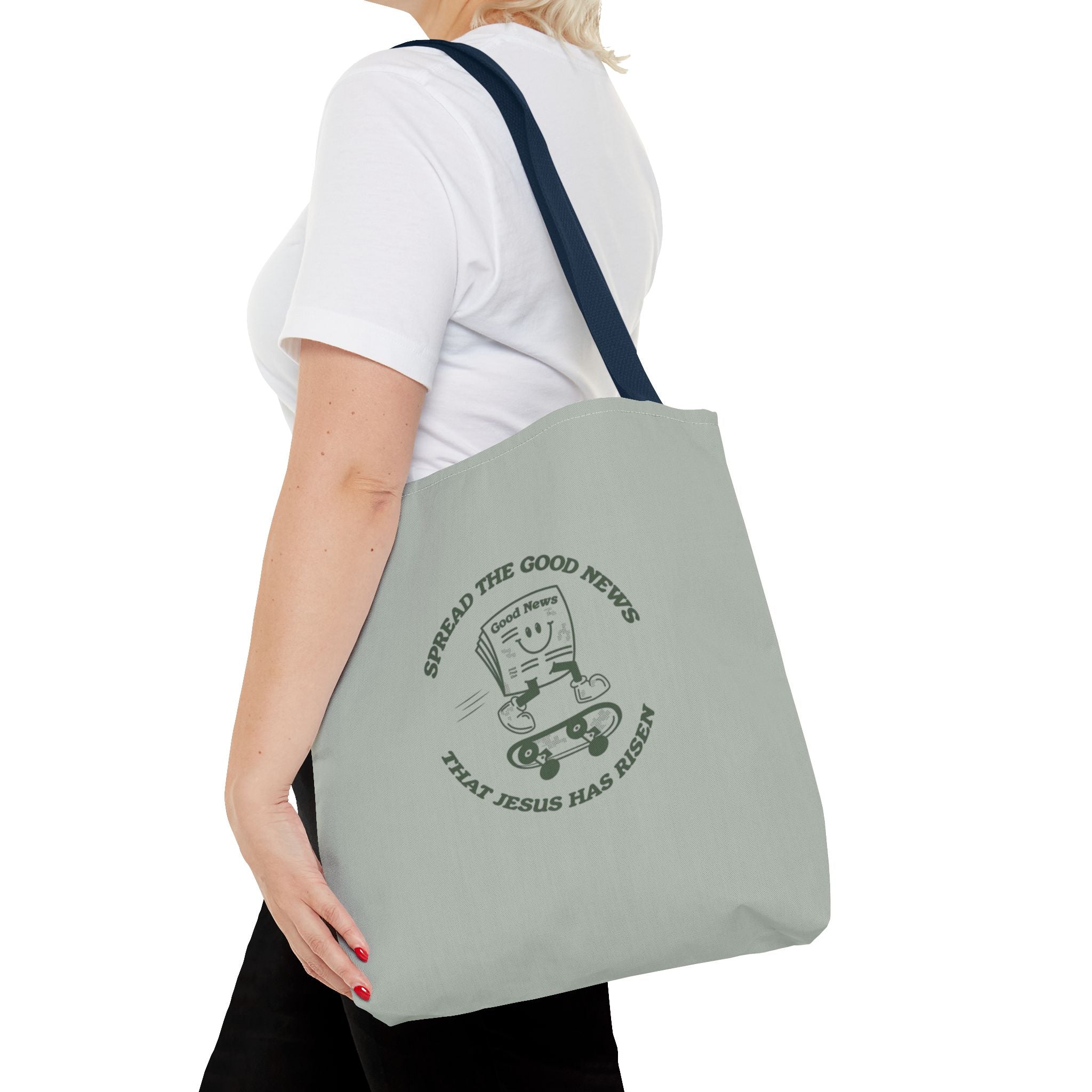 "Jesus Has Risen" Quote Tote Bag