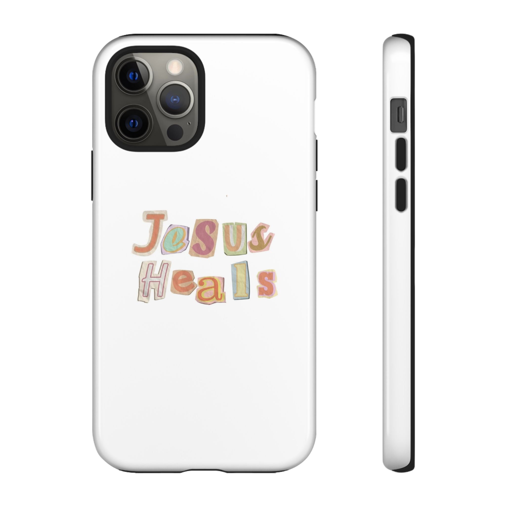 Jesus Heals Phone Case — Christian Faith Inspirational Tough Case