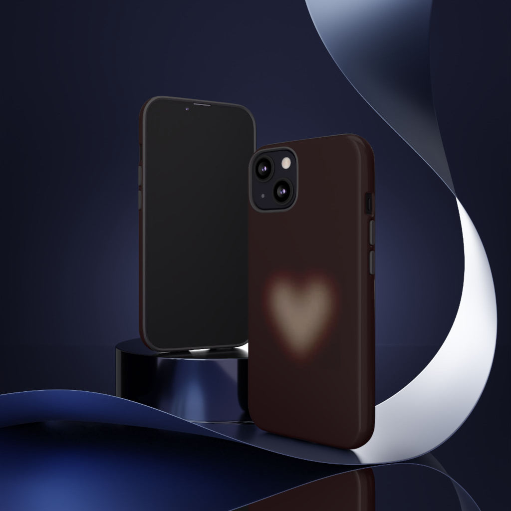 Tough Cases — Blurred Heart Protective iPhone Case