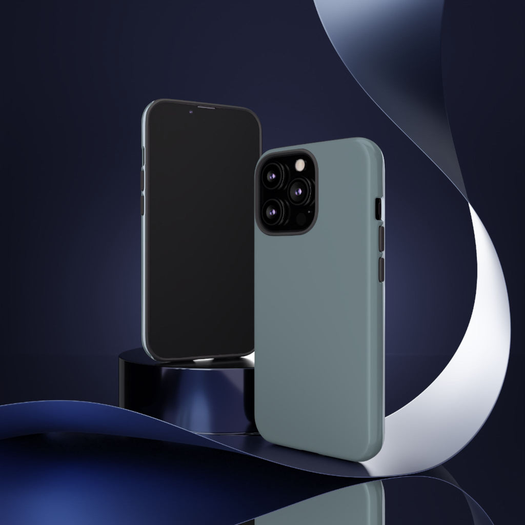 Tough iPhone Case - Blue/Grey Color