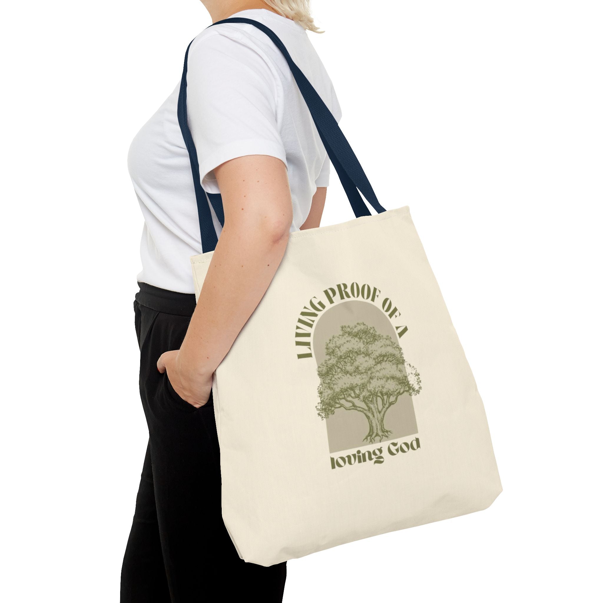 Living Proof Of A Loving God Tote Bag