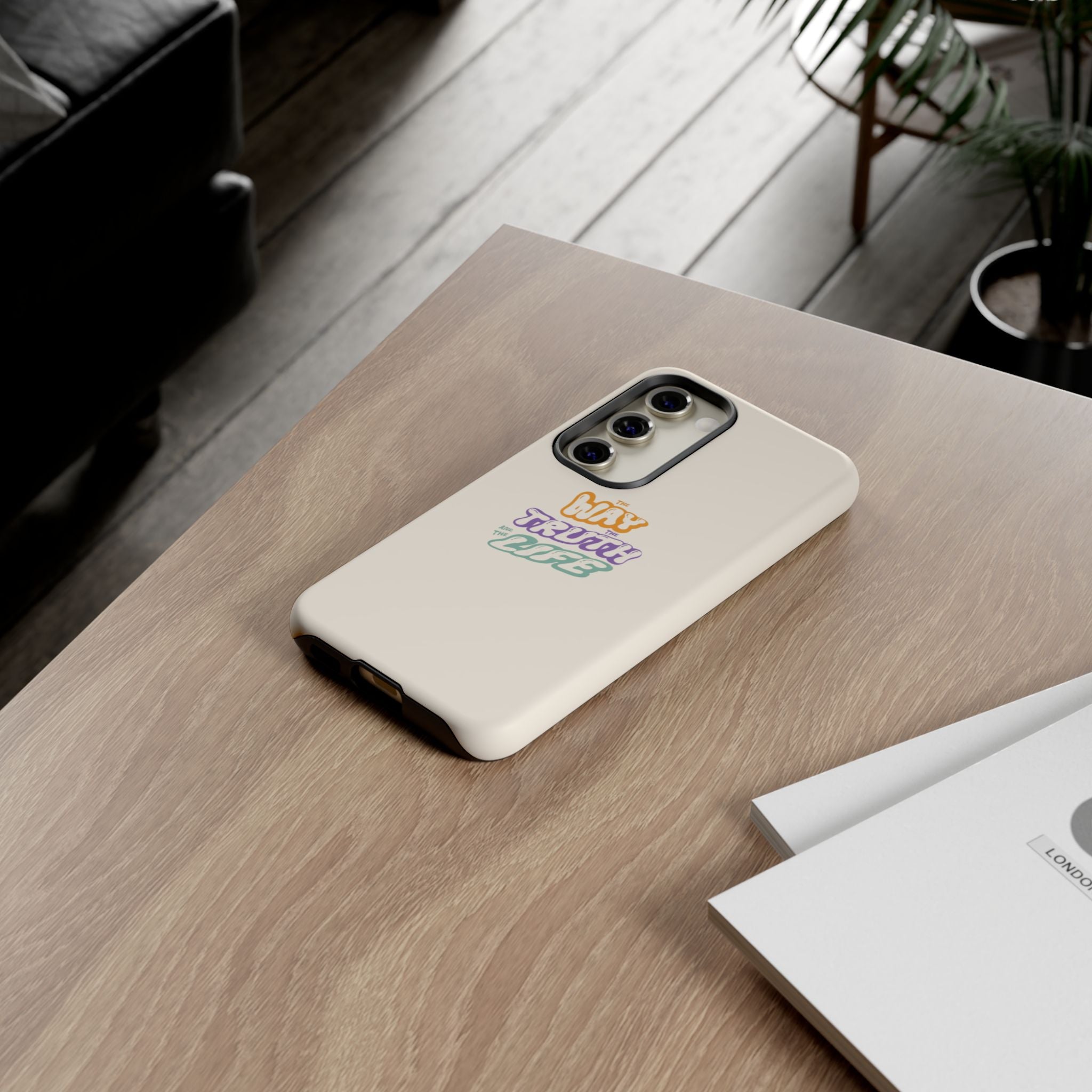 'Way,Truth,Life' Pastel Graphic Protective Tough Case