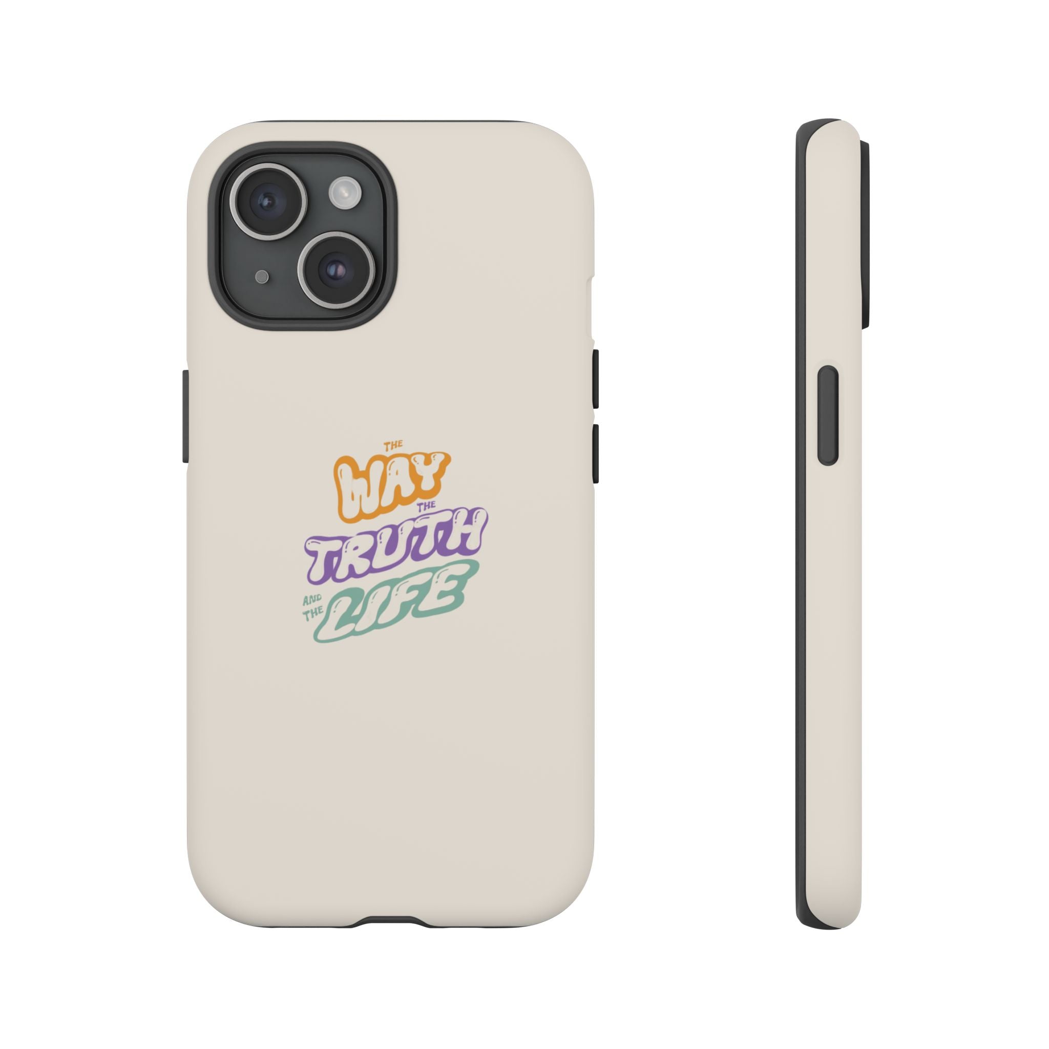 'Way,Truth,Life' Pastel Graphic Protective Tough Case