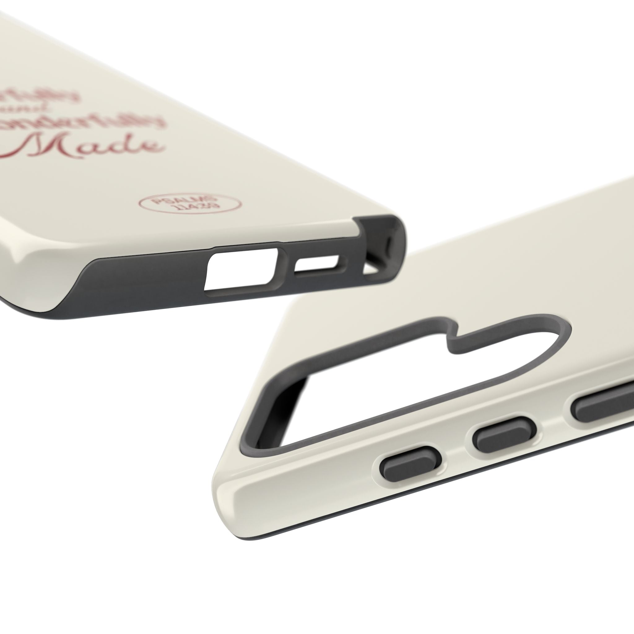Tough Phone Case — "Fearfully and Wonderfully Made" Christian Scripture Protective Case