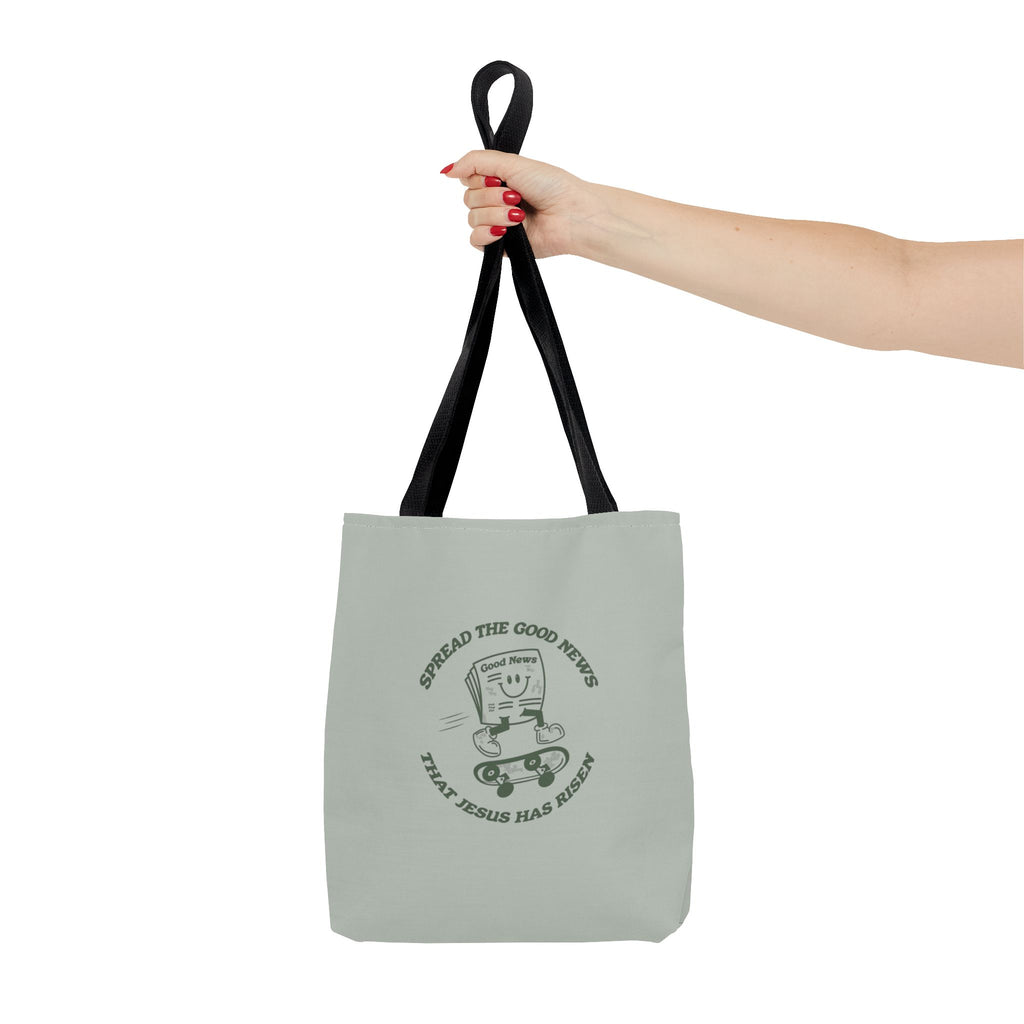 "Jesus Has Risen" Quote Tote Bag