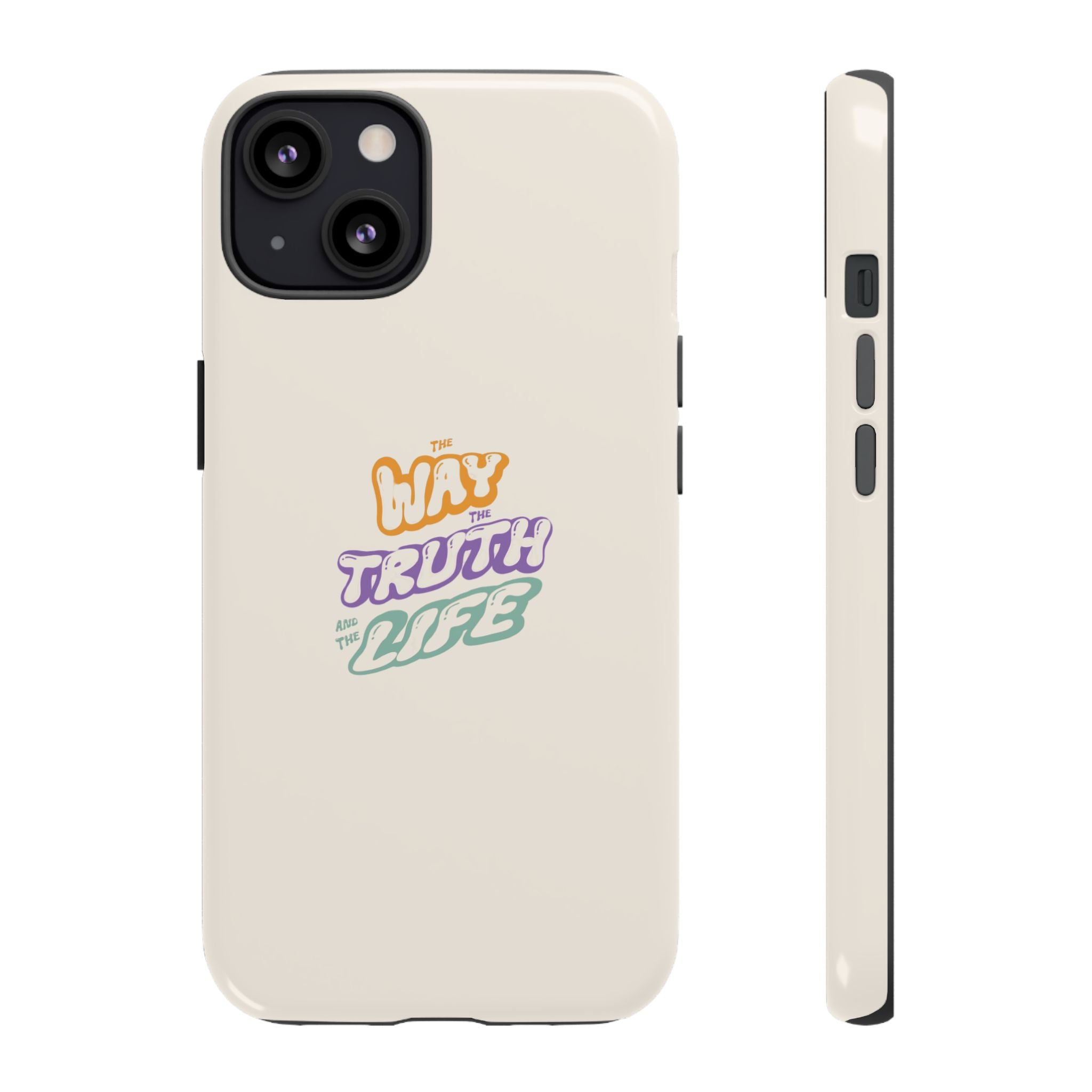 'Way,Truth,Life' Pastel Graphic Protective Tough Case