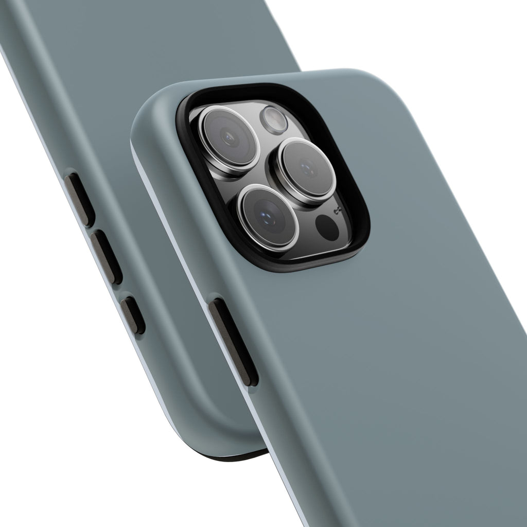 Tough iPhone Case - Blue/Grey Color