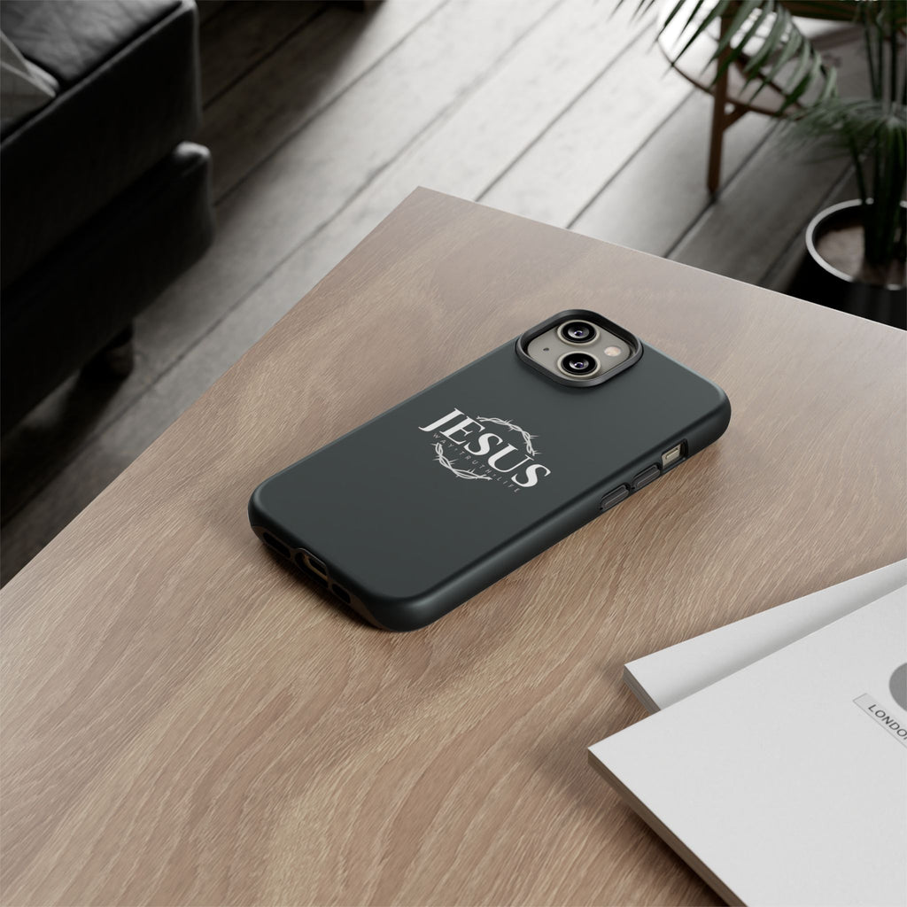 Jesus Crown Tough Phone Case — Faith-Based Case