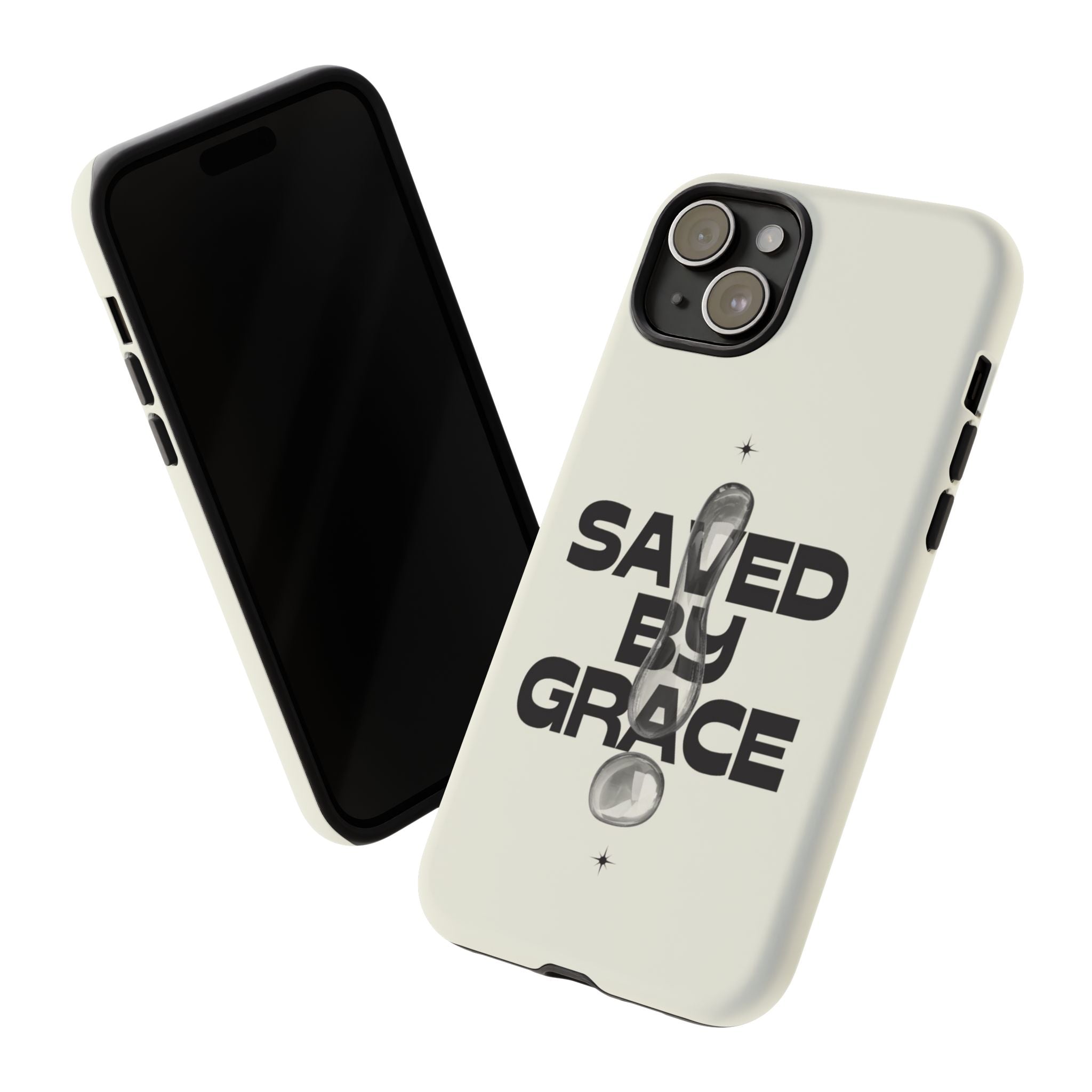 Saved By Grace Tough Phone Case — Christian Faith iPhone Cover