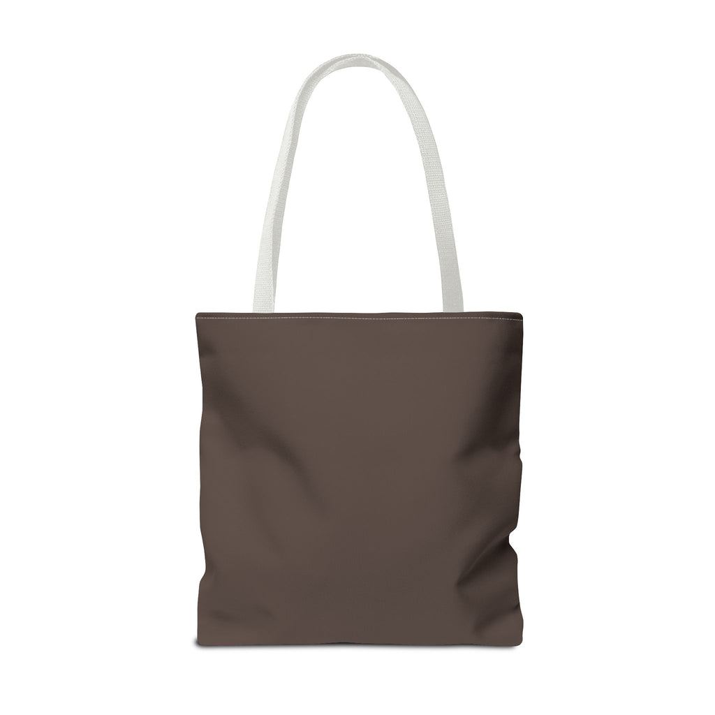 Surrounded by His Goodness Tote Bag — Faith Floral Scripture Shopper