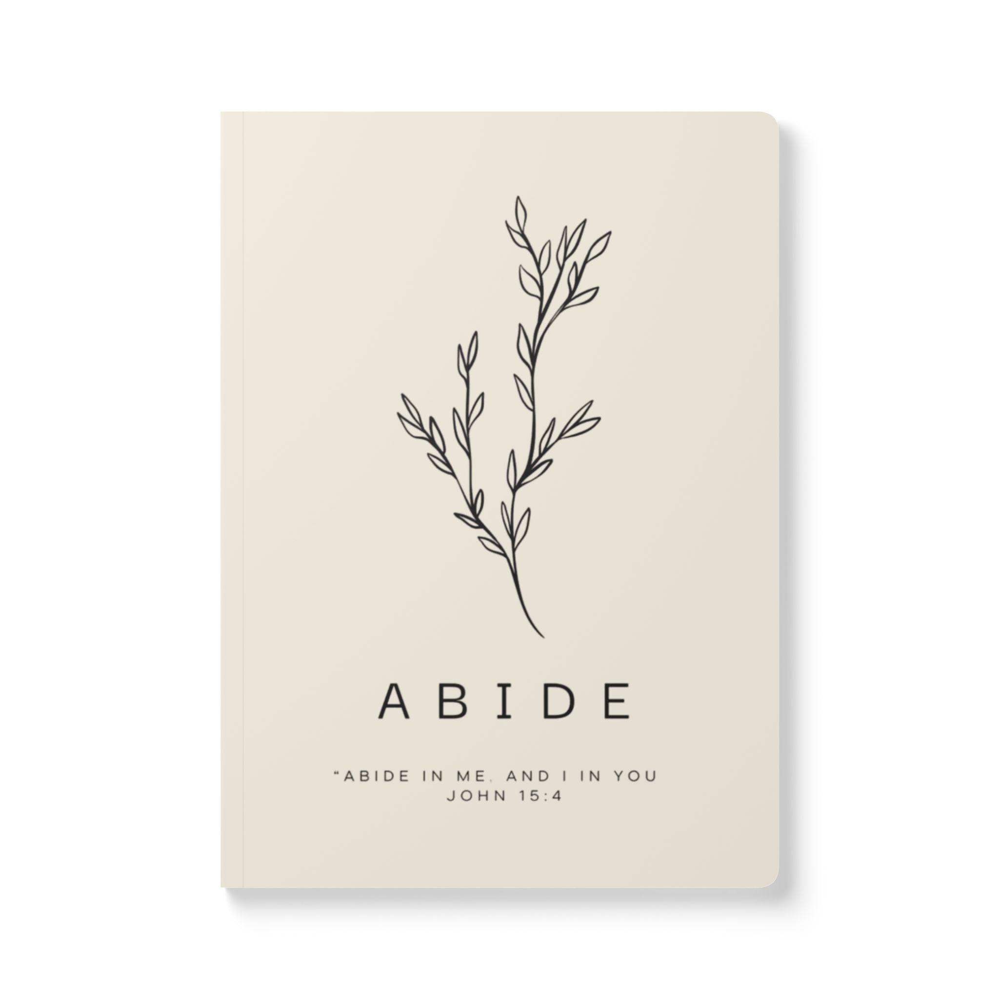 "ABIDE" Faith Softcover Journal
