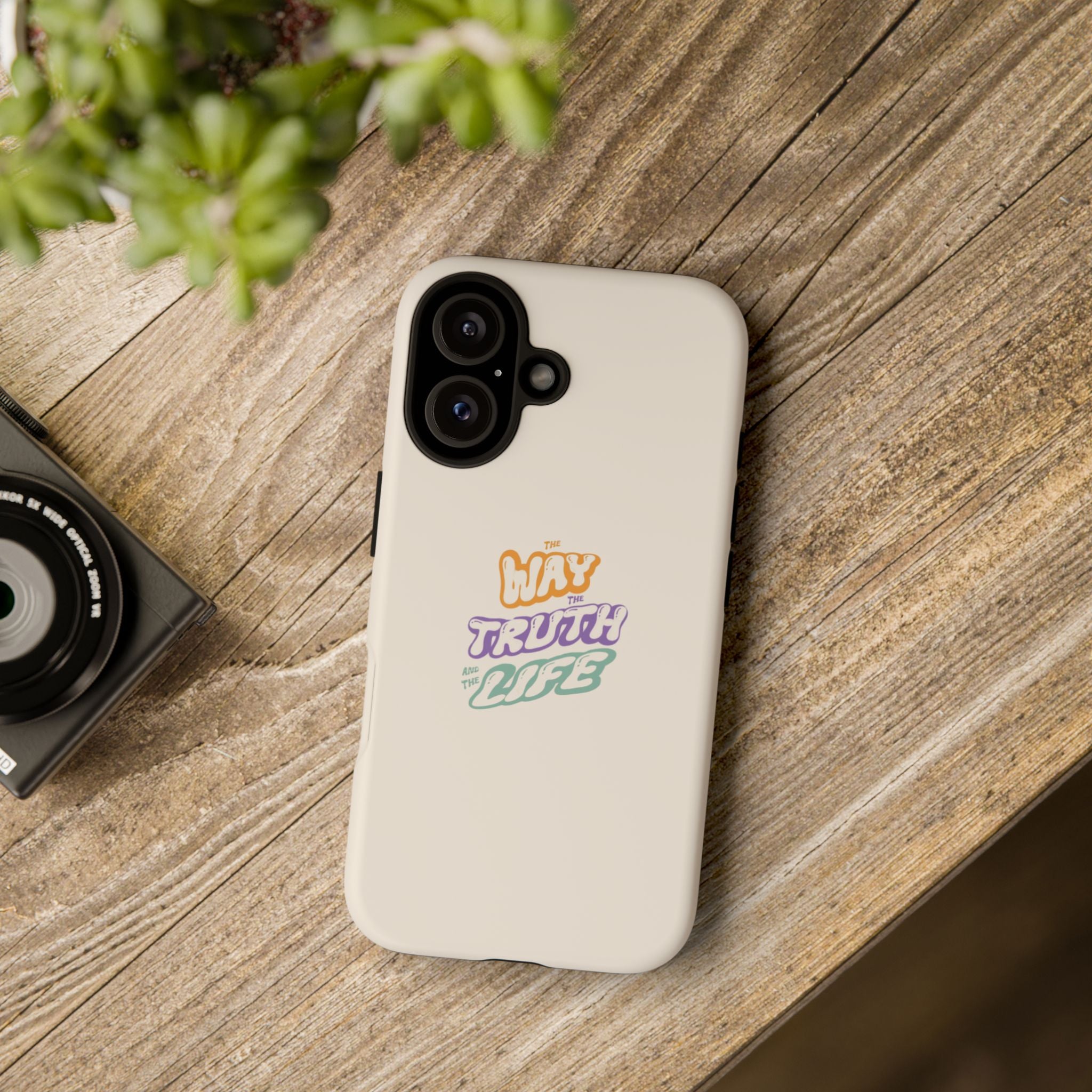 'Way,Truth,Life' Pastel Graphic Protective Tough Case