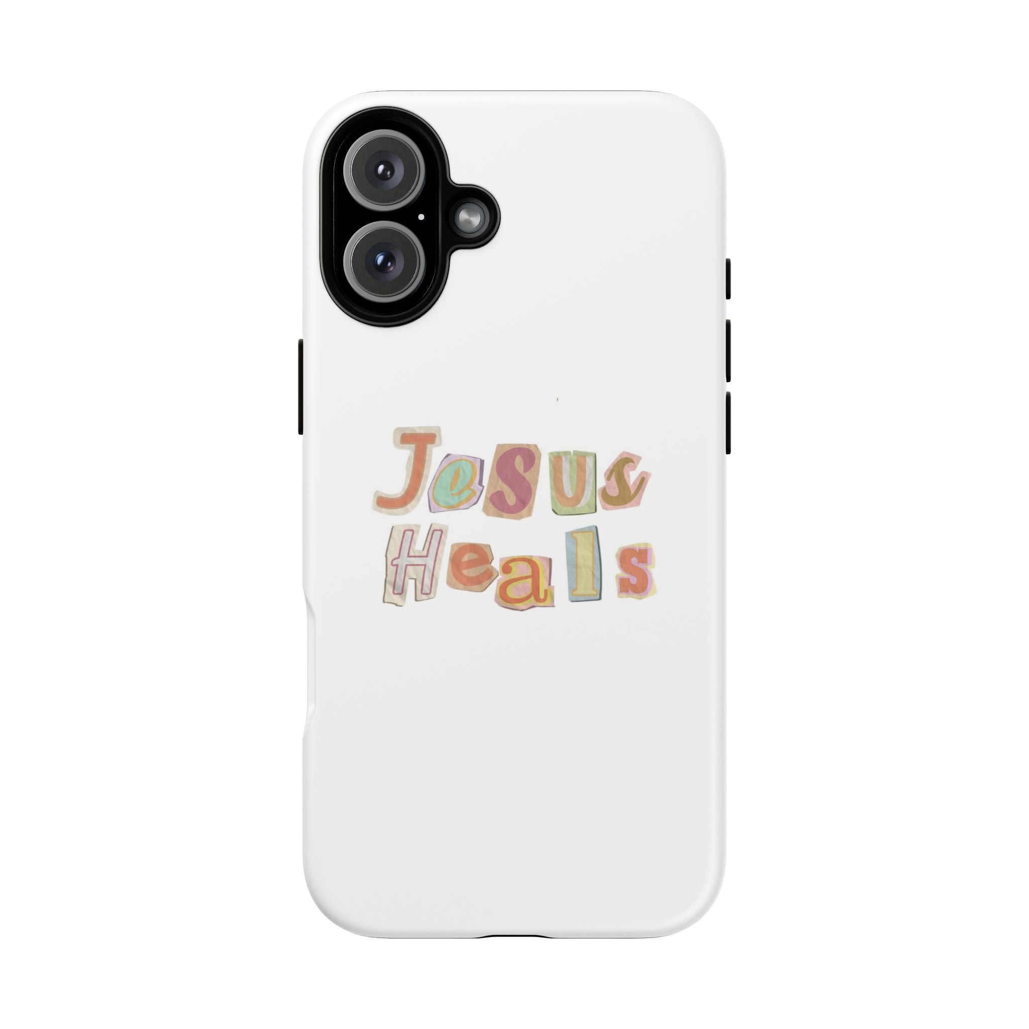 Jesus Heals Phone Case — Christian Faith Inspirational Tough Case