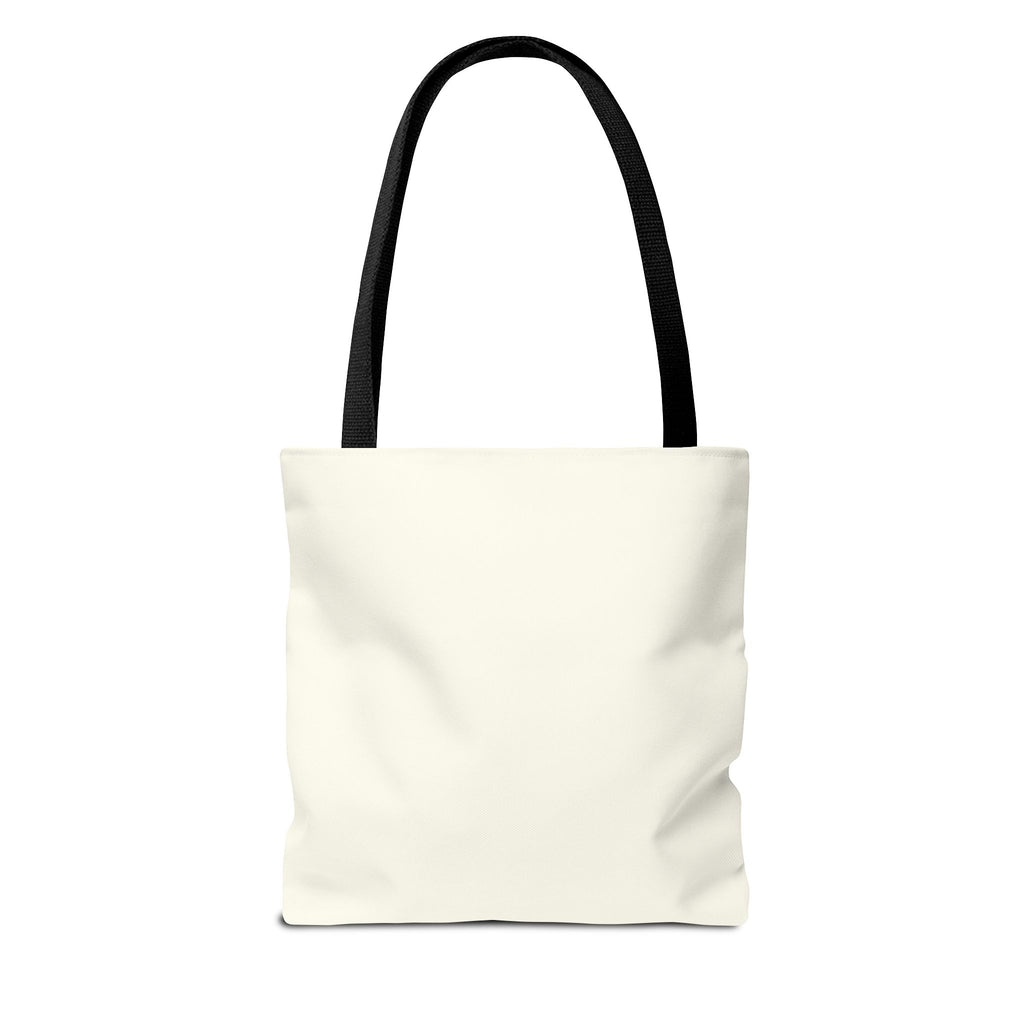 Heaven Music Tote Bag - Retro Blue Graphic All-Over Print