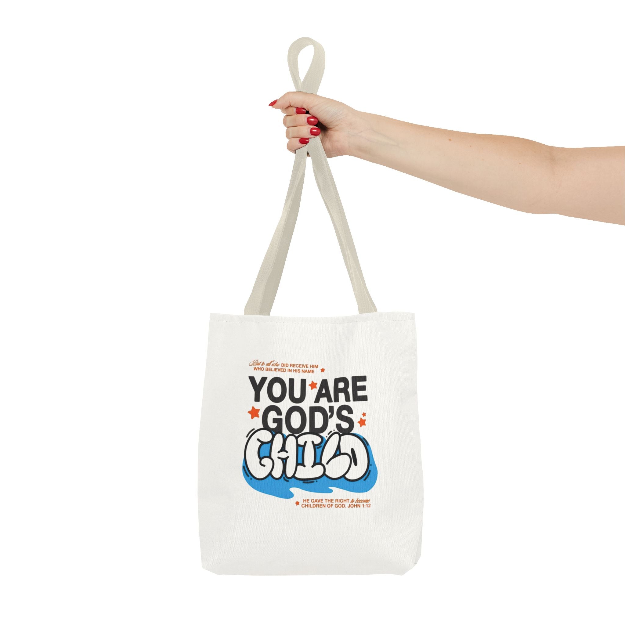 Inspirational "You Are God's Child" Tote Bag