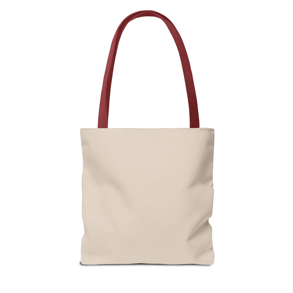Vintage Retro Collage Tote Bag — 8 Ball, Stars & Cherry Graphic