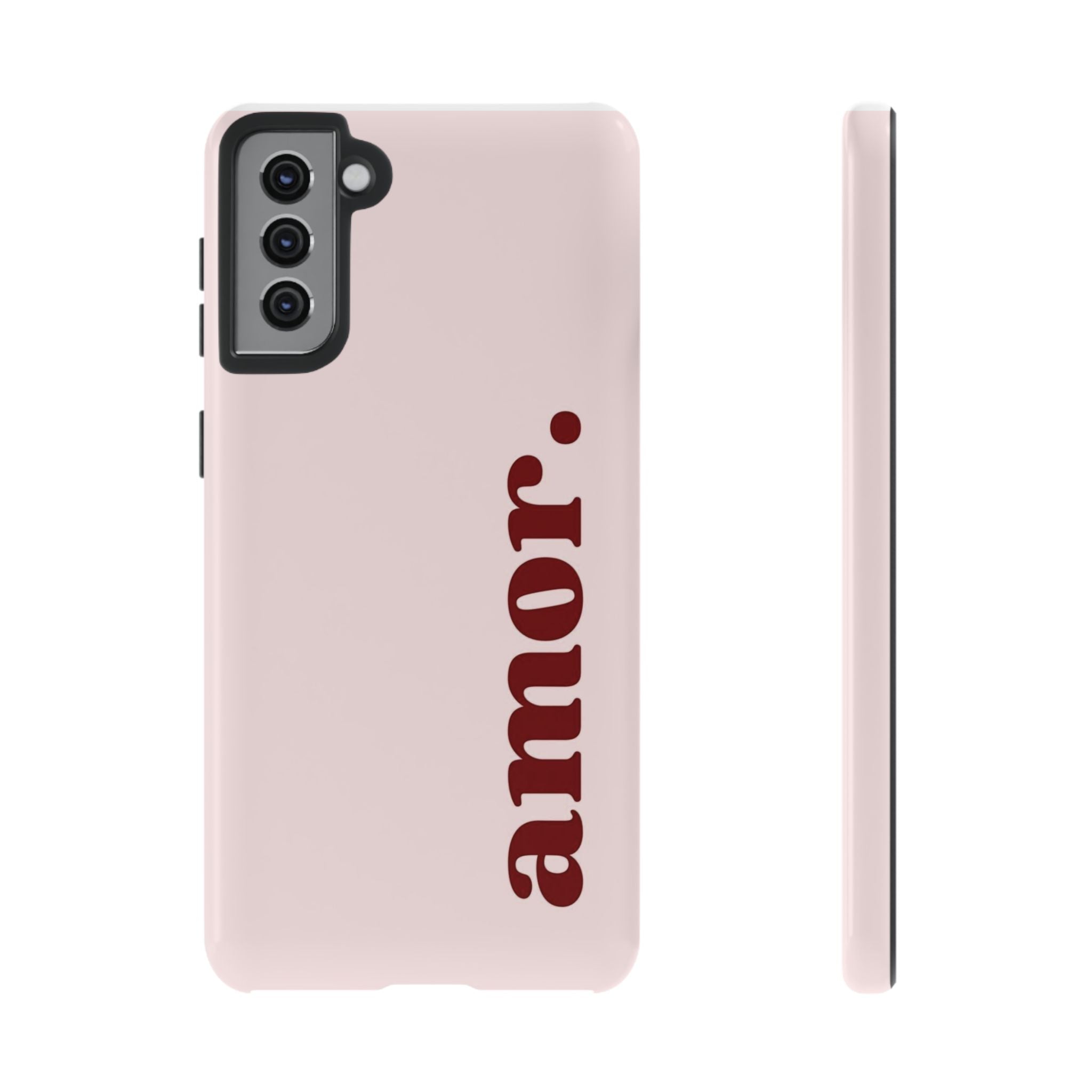 Amor Pink Tough Phone Case — Slim Protective Case