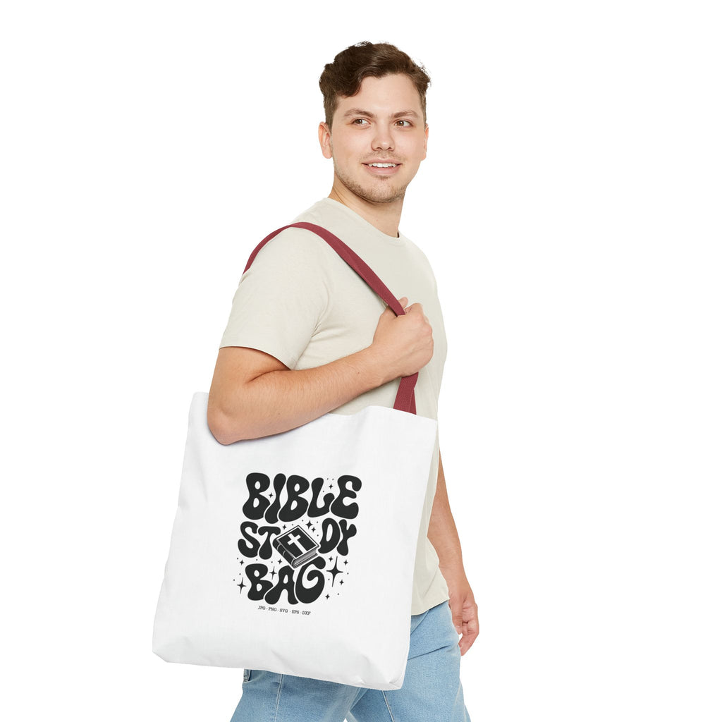 Bible Study Tote Bag – Faith-Inspired Scripture Carryall