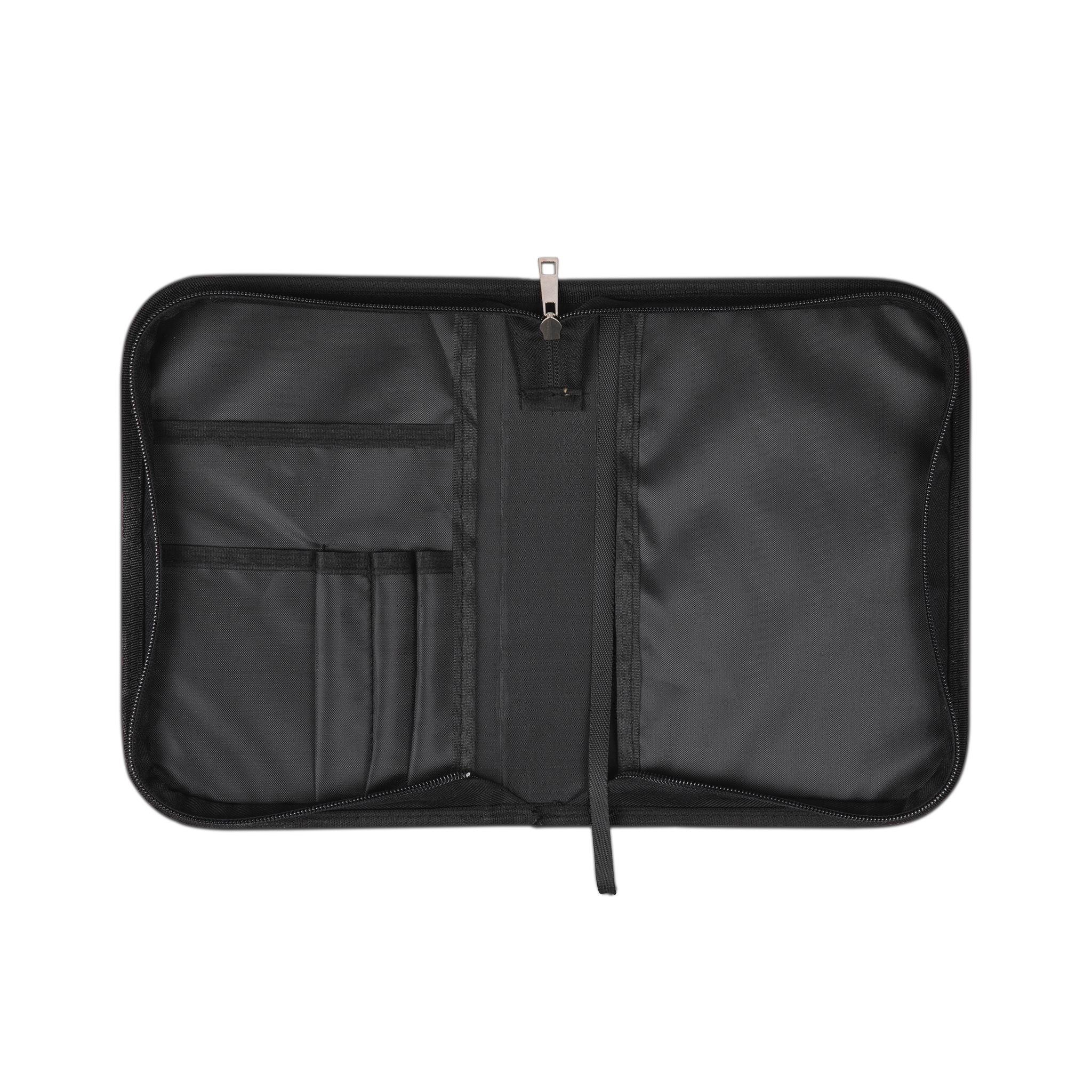 Bible Cover — "Walk by Faith Not by Sight" Zippered Scripture Organizer