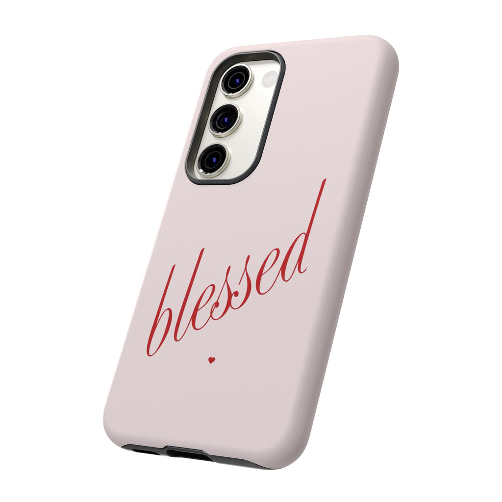 Blessed Pink Tough Phone Case
