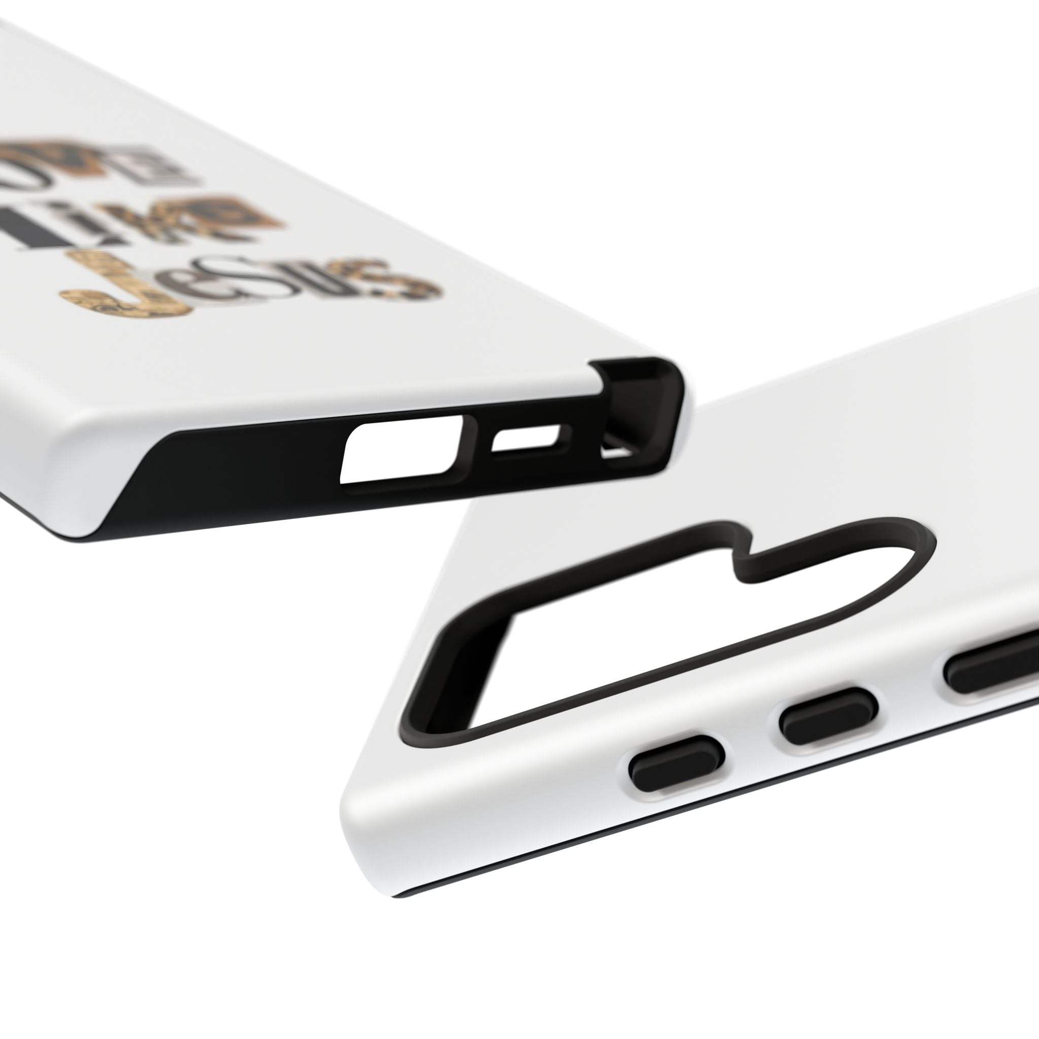 "Love Like Jesus" Leopard Print Christian Tough Phone Case