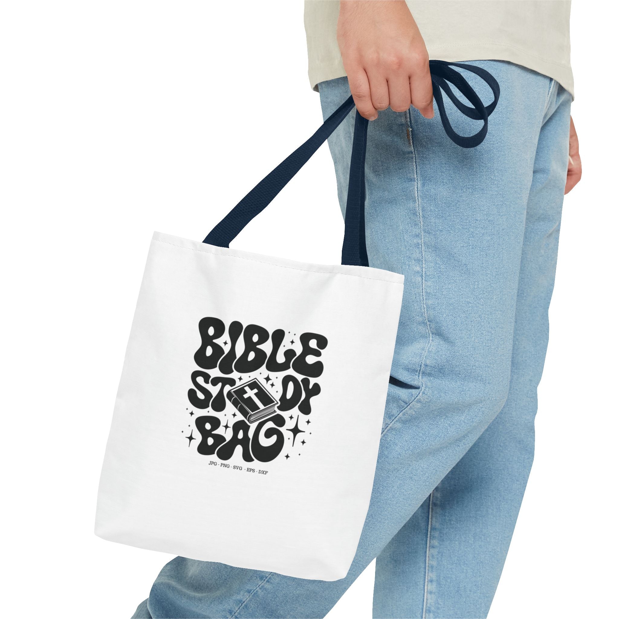 Bible Study Tote Bag – Faith-Inspired Scripture Carryall