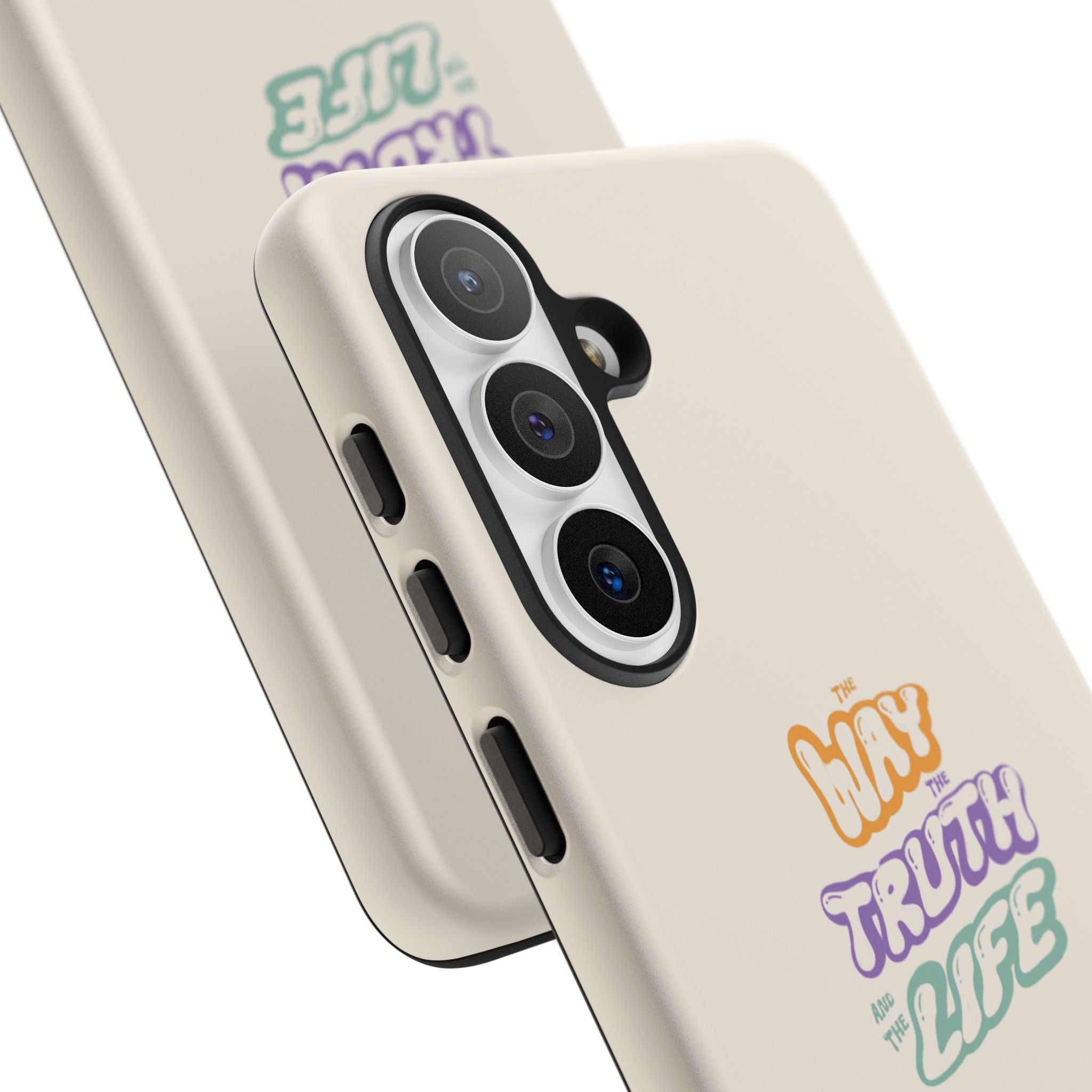 'Way,Truth,Life' Pastel Graphic Protective Tough Case