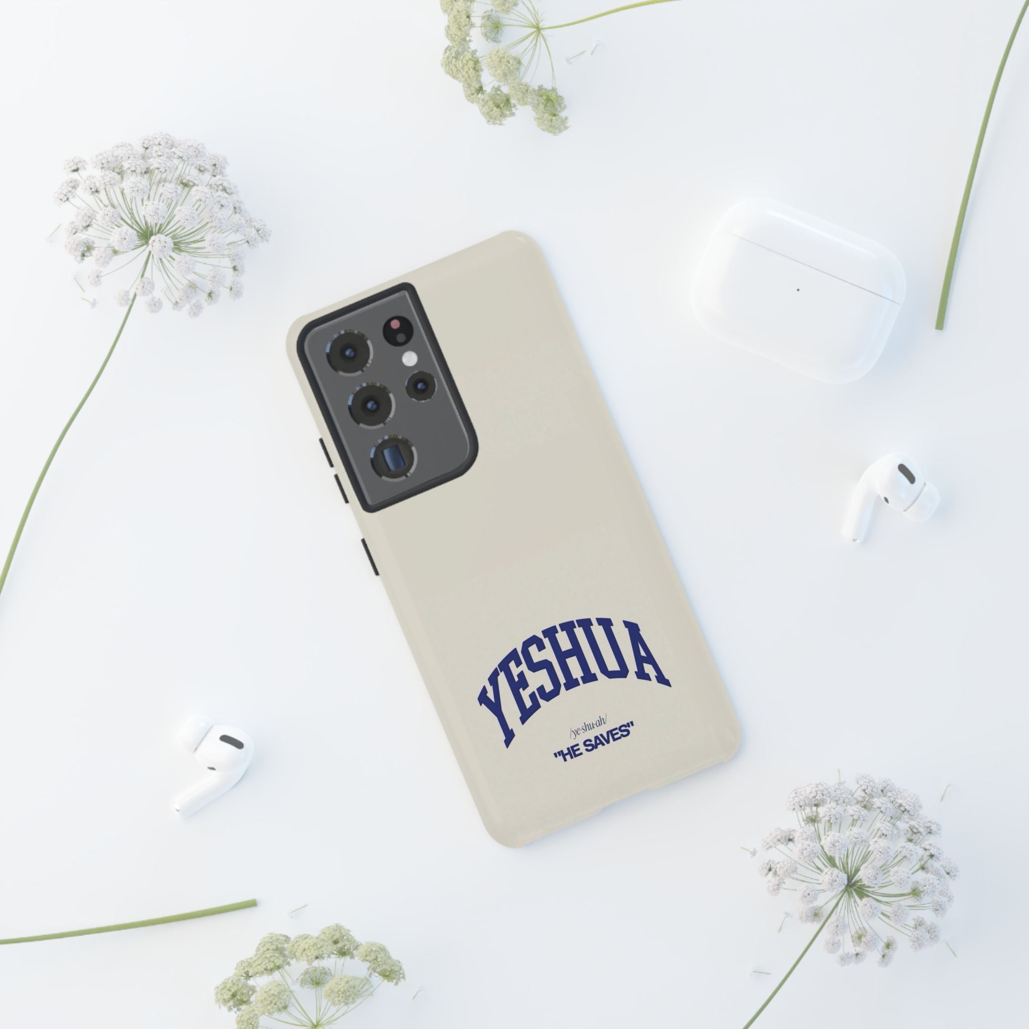 Yeshua 'He Saves' Tough Phone Case
