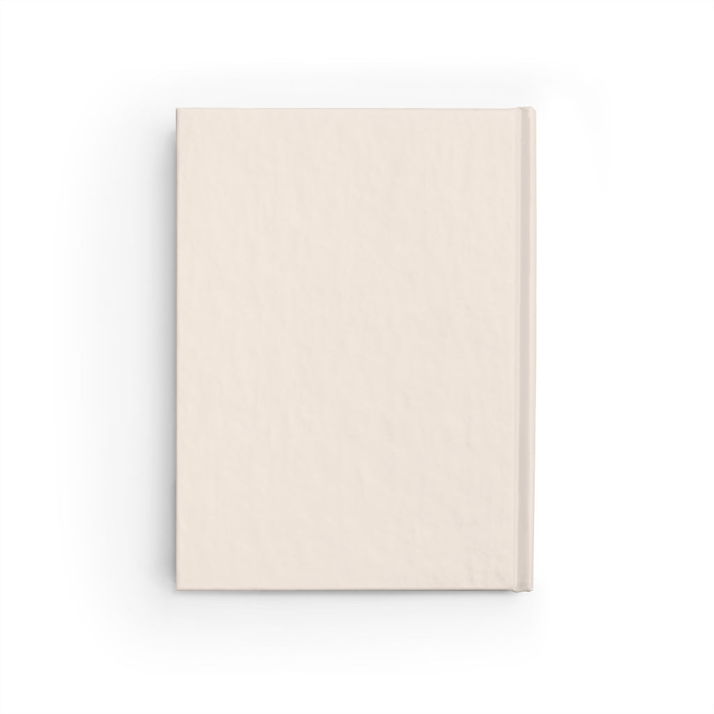 Hardcover Journal "a new era of me." Minimalist Lined Notebook