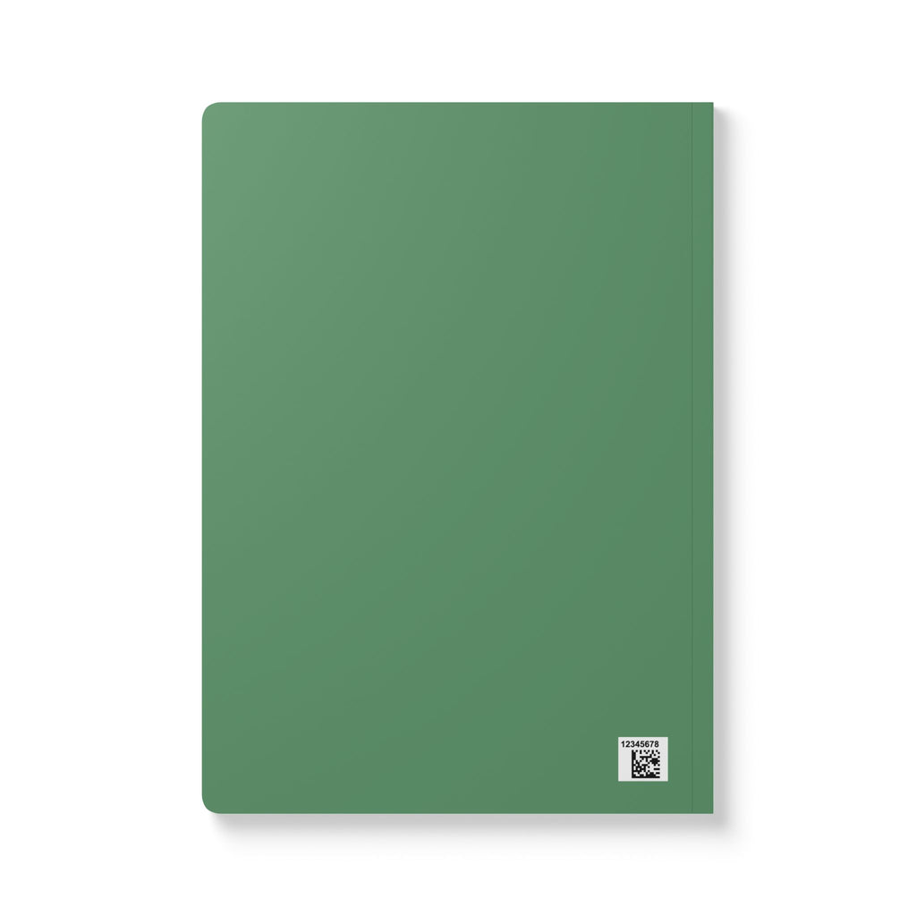 Retro Rainbow Journal — "Be Kind to Yourself" Softcover Notebook