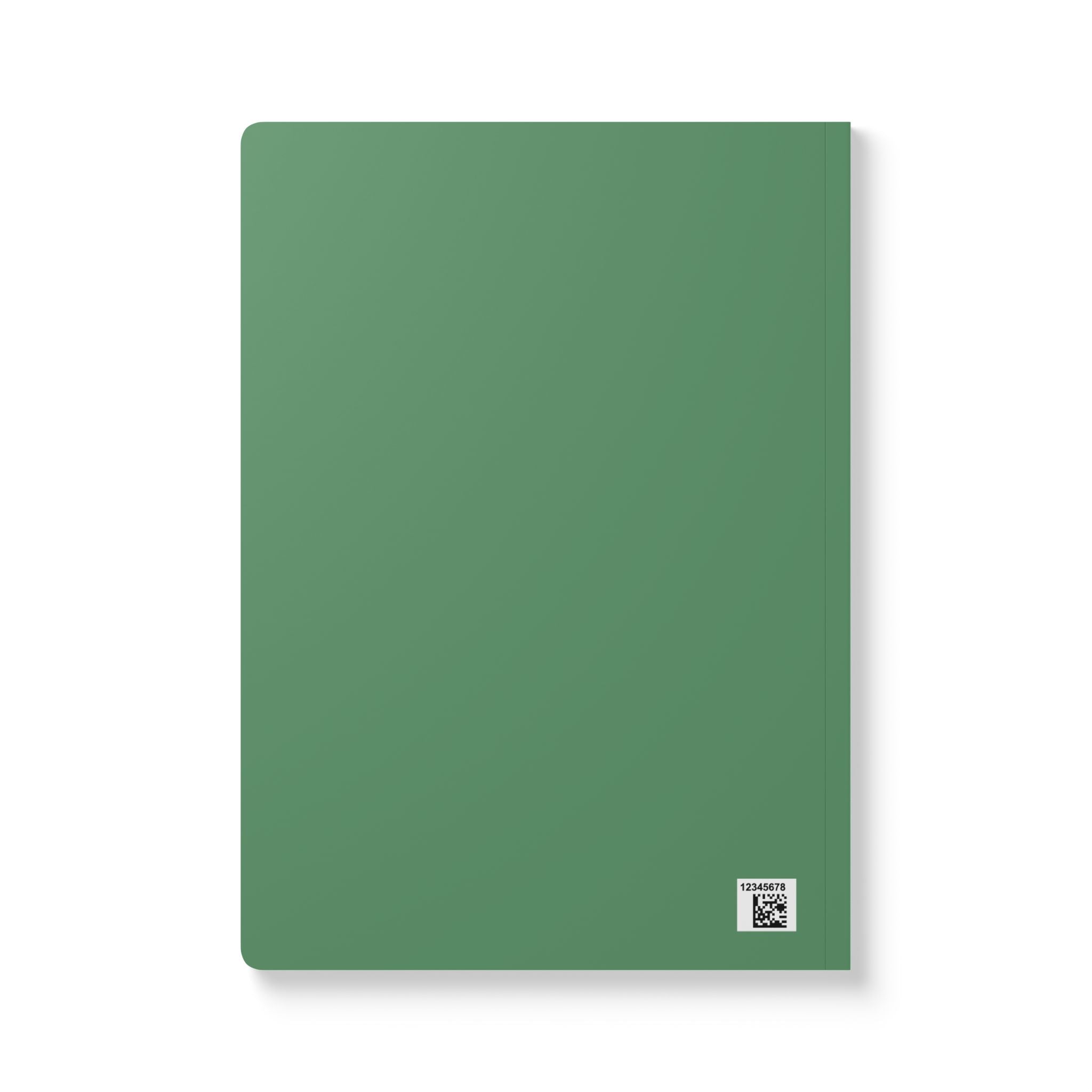 Retro Rainbow Journal — "Be Kind to Yourself" Softcover Notebook