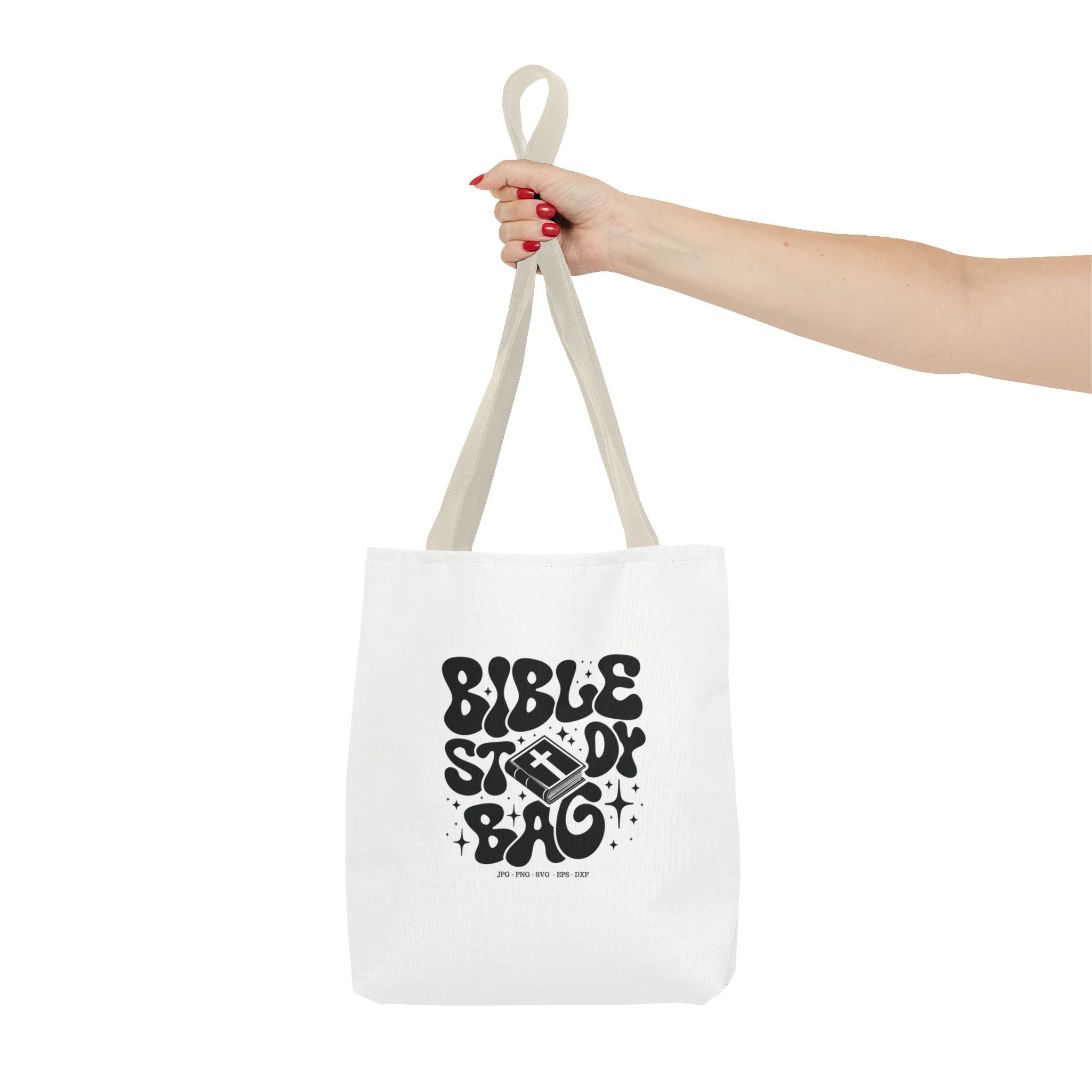 Bible Study Tote Bag – Faith-Inspired Scripture Carryall
