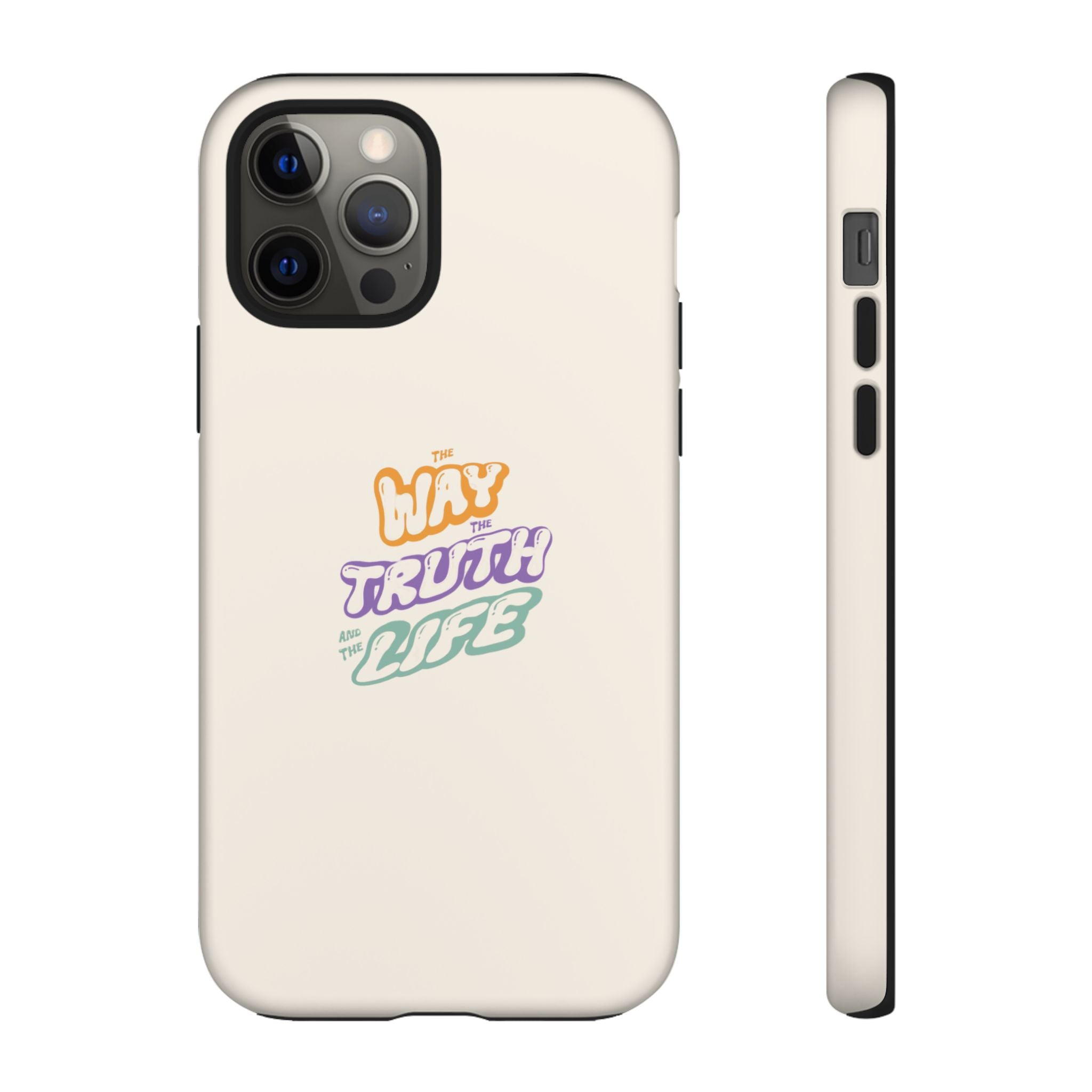 'Way,Truth,Life' Pastel Graphic Protective Tough Case