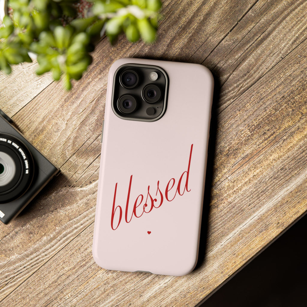 Blessed Pink Tough Phone Case