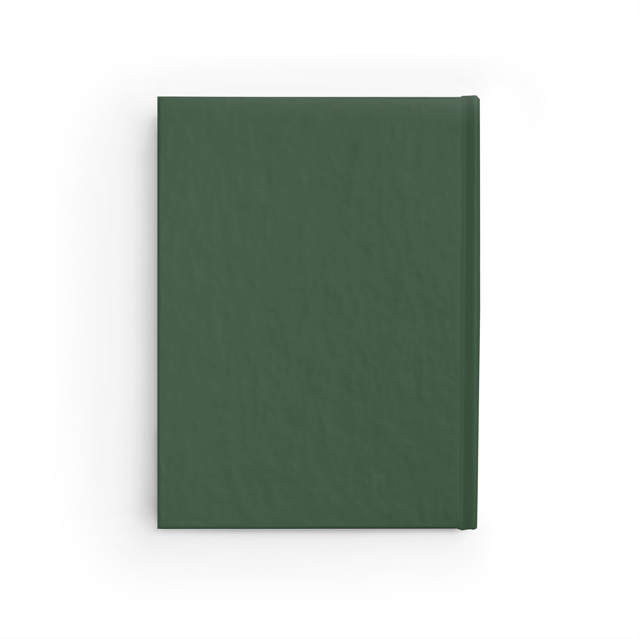 Green Smiley Hardcover Journal — Ruled Hardcover Notebook for Positive Notes & Daily Planning