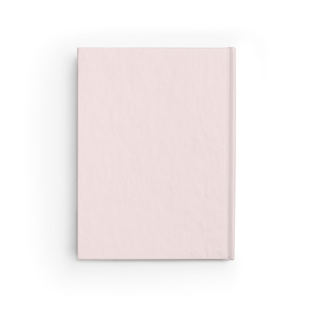 Blush Pink Hardcover Ruled Journal — Lined Notebook for Notes & Daily Planning