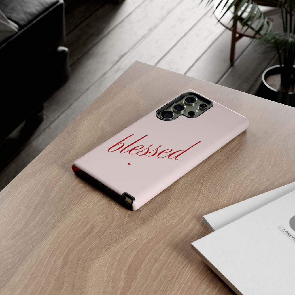 Blessed Pink Tough Phone Case