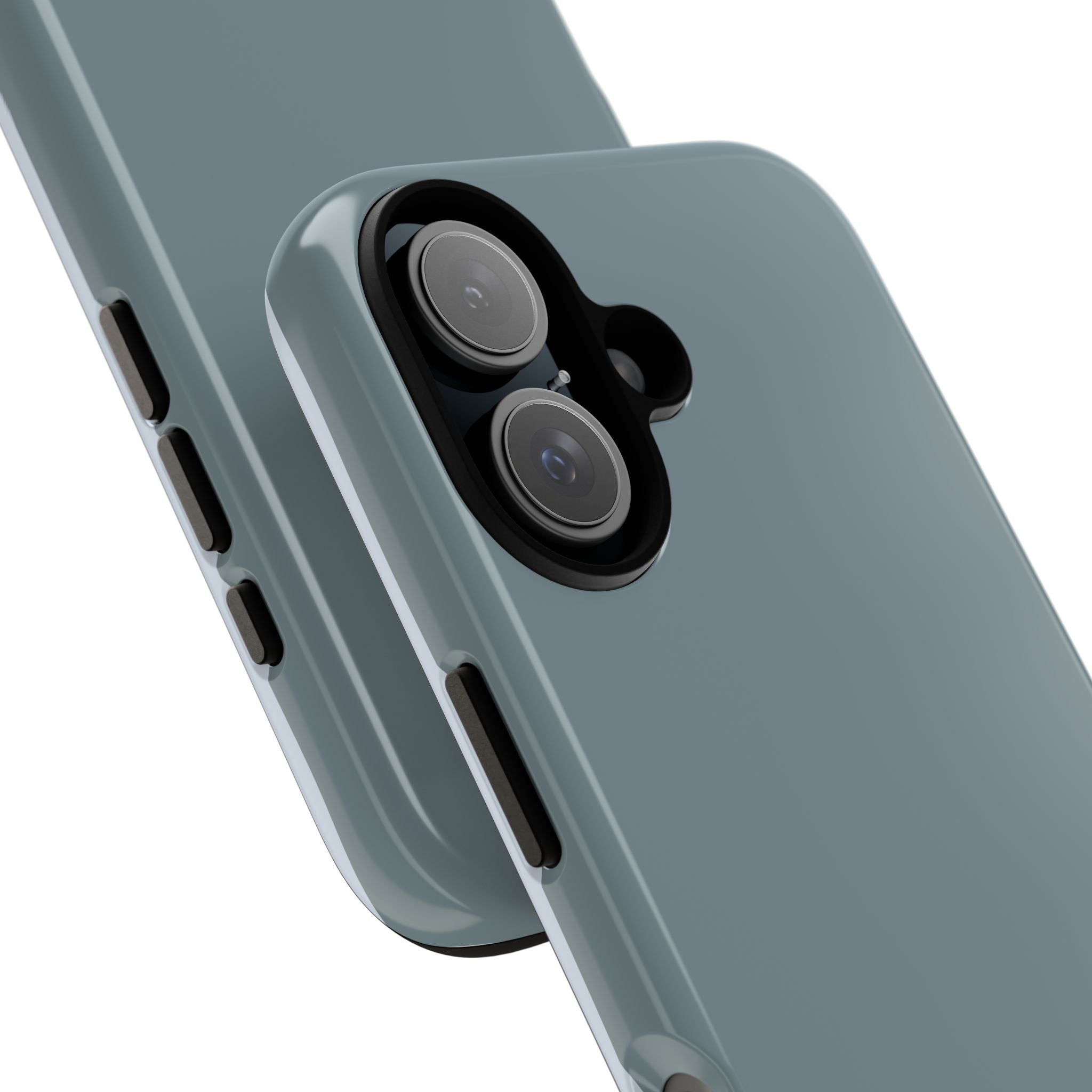 Tough iPhone Case - Blue/Grey Color