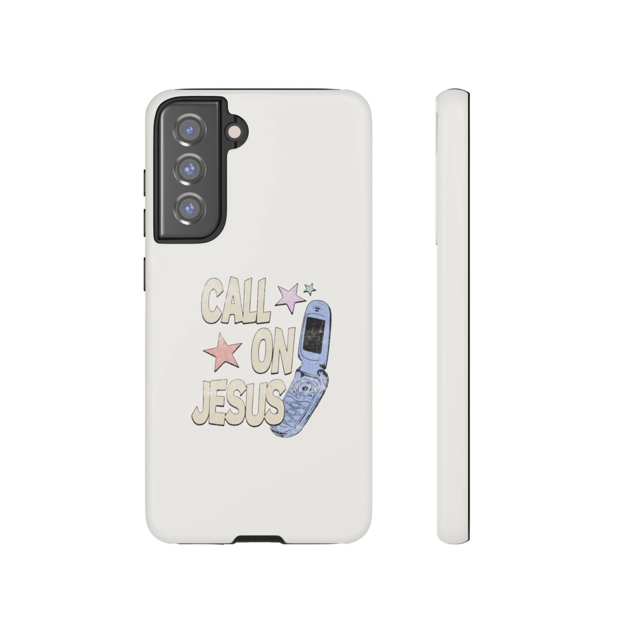 Call On Jesus Phone Case — Faith-Inspired Tough Phone Cover