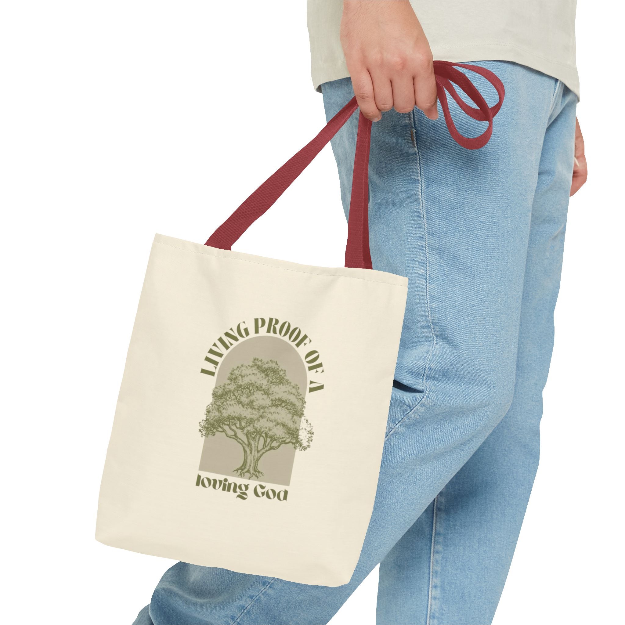Living Proof Of A Loving God Tote Bag