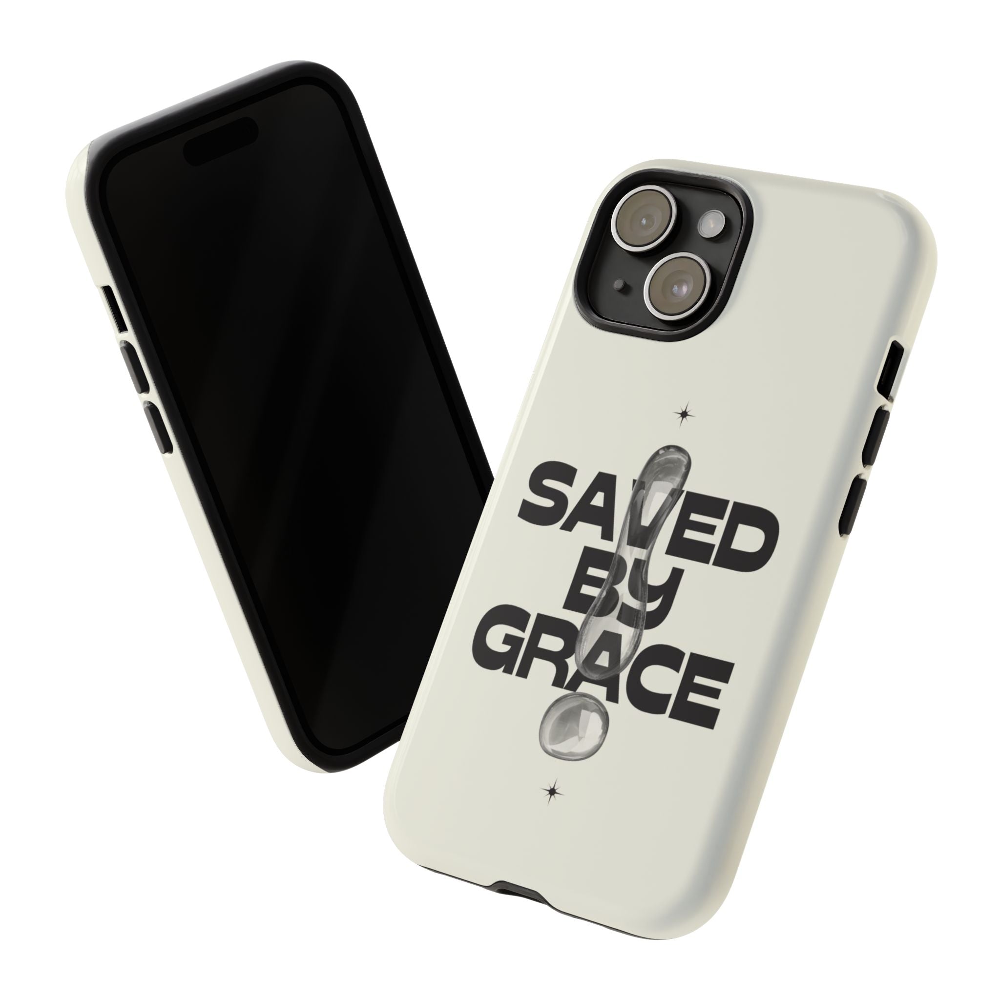 Saved By Grace Tough Phone Case — Christian Faith iPhone Cover