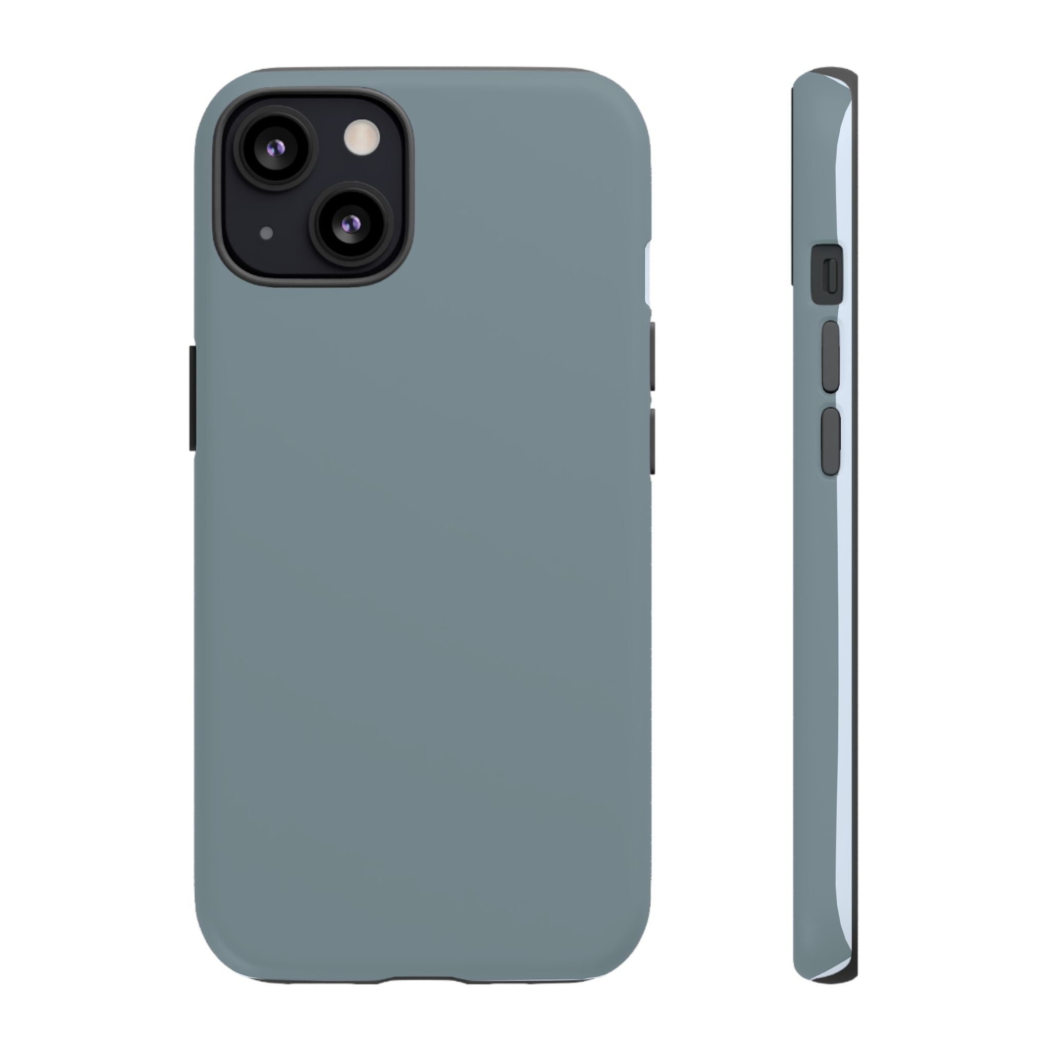 Tough iPhone Case - Blue/Grey Color