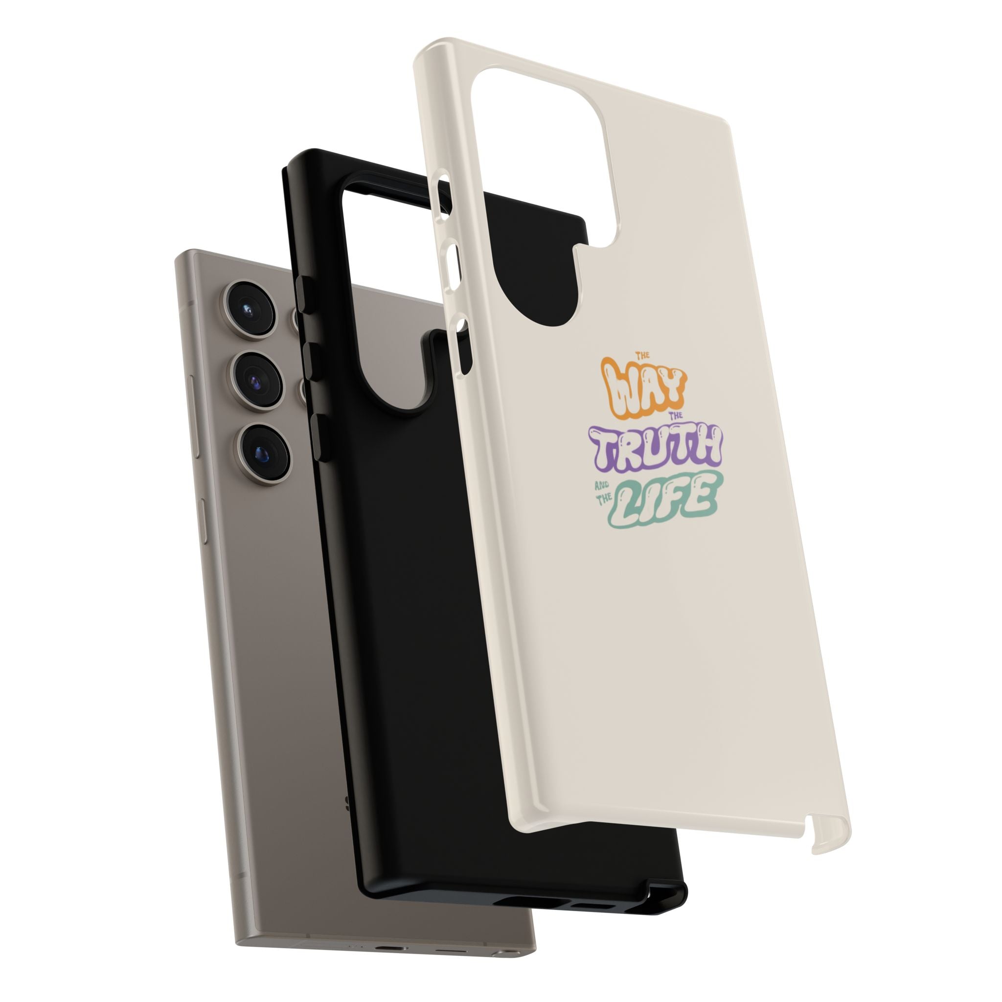 'Way,Truth,Life' Pastel Graphic Protective Tough Case