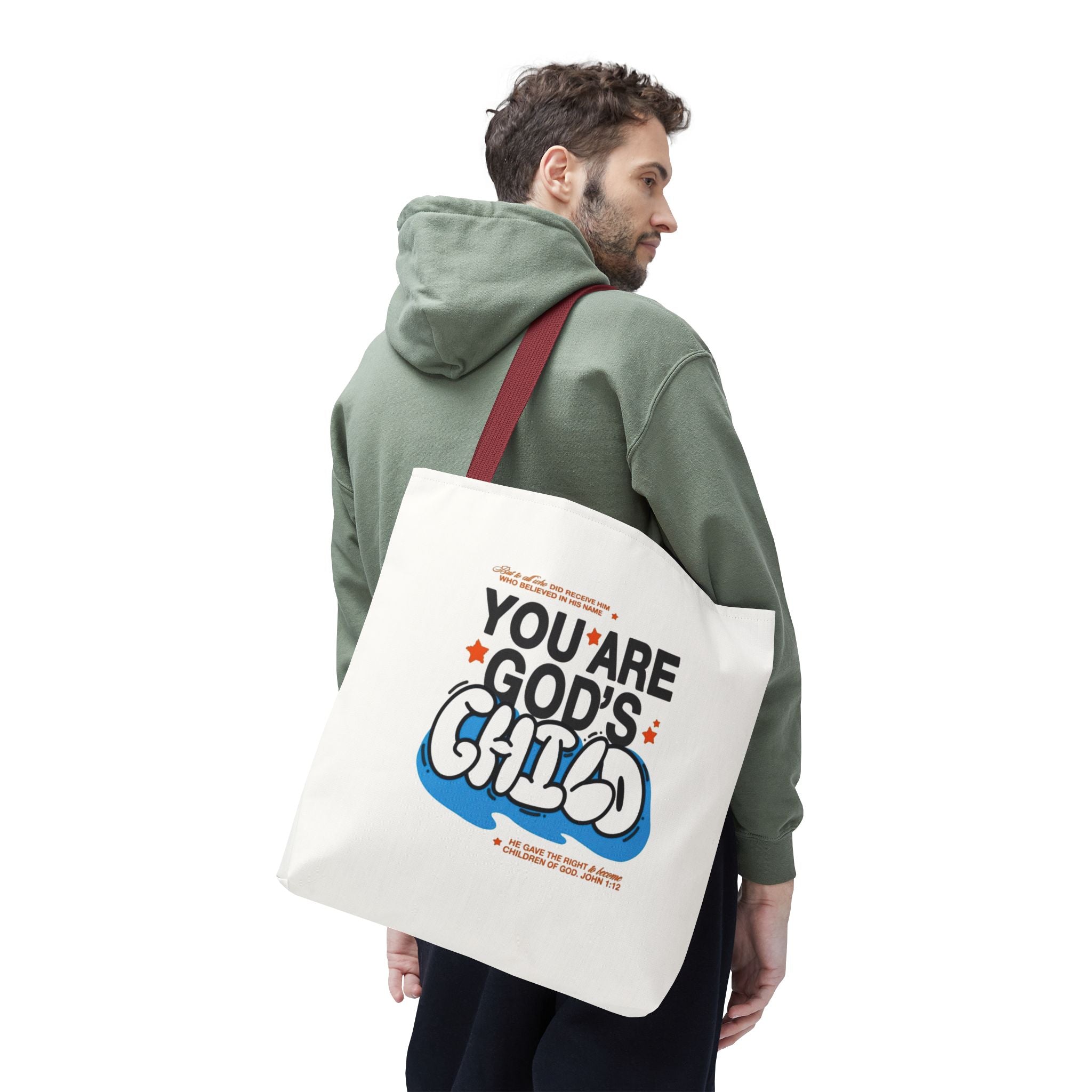 Inspirational "You Are God's Child" Tote Bag