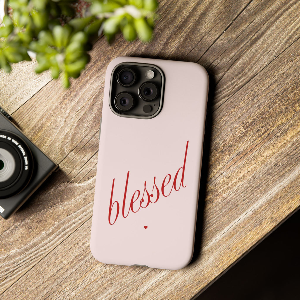 Blessed Pink Tough Phone Case