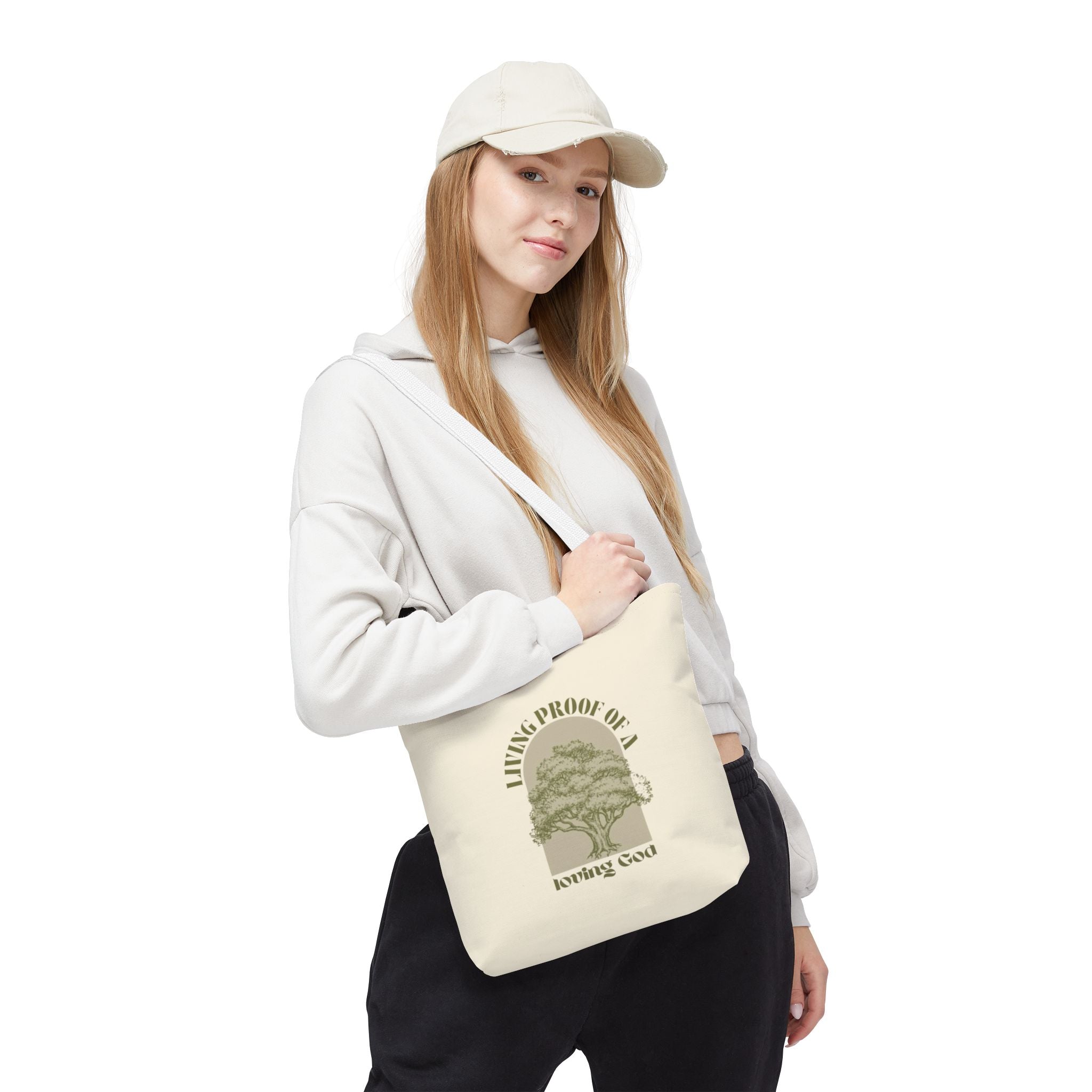 Living Proof Of A Loving God Tote Bag
